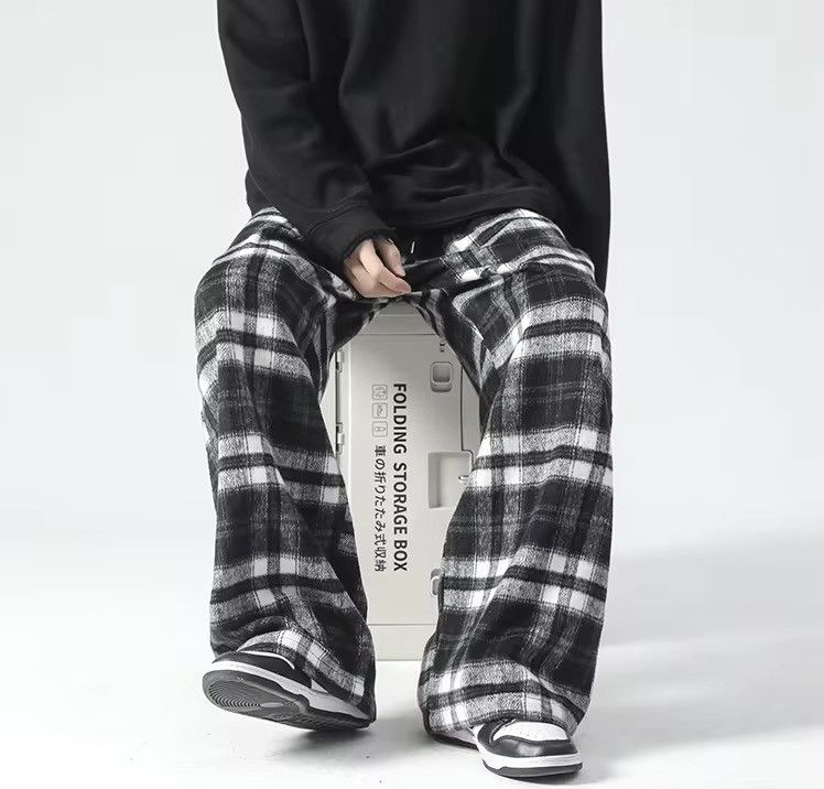 Vintage Streetwear Vintage Retro Wide Leg Lazy Trousers Joggers Size US 31 - 3 Thumbnail