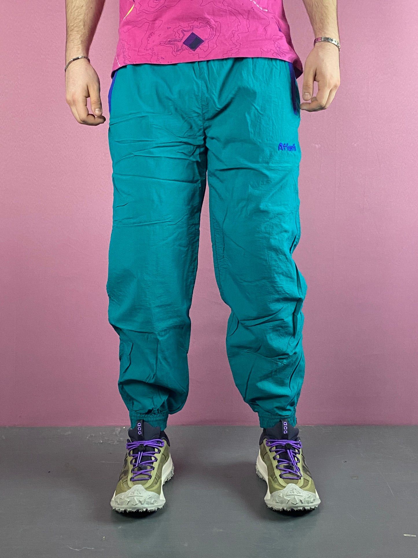Vintage 90s Cats Vintage Men's Track Pants - M Size US 34 / EU 50 - 2 Thumbnail