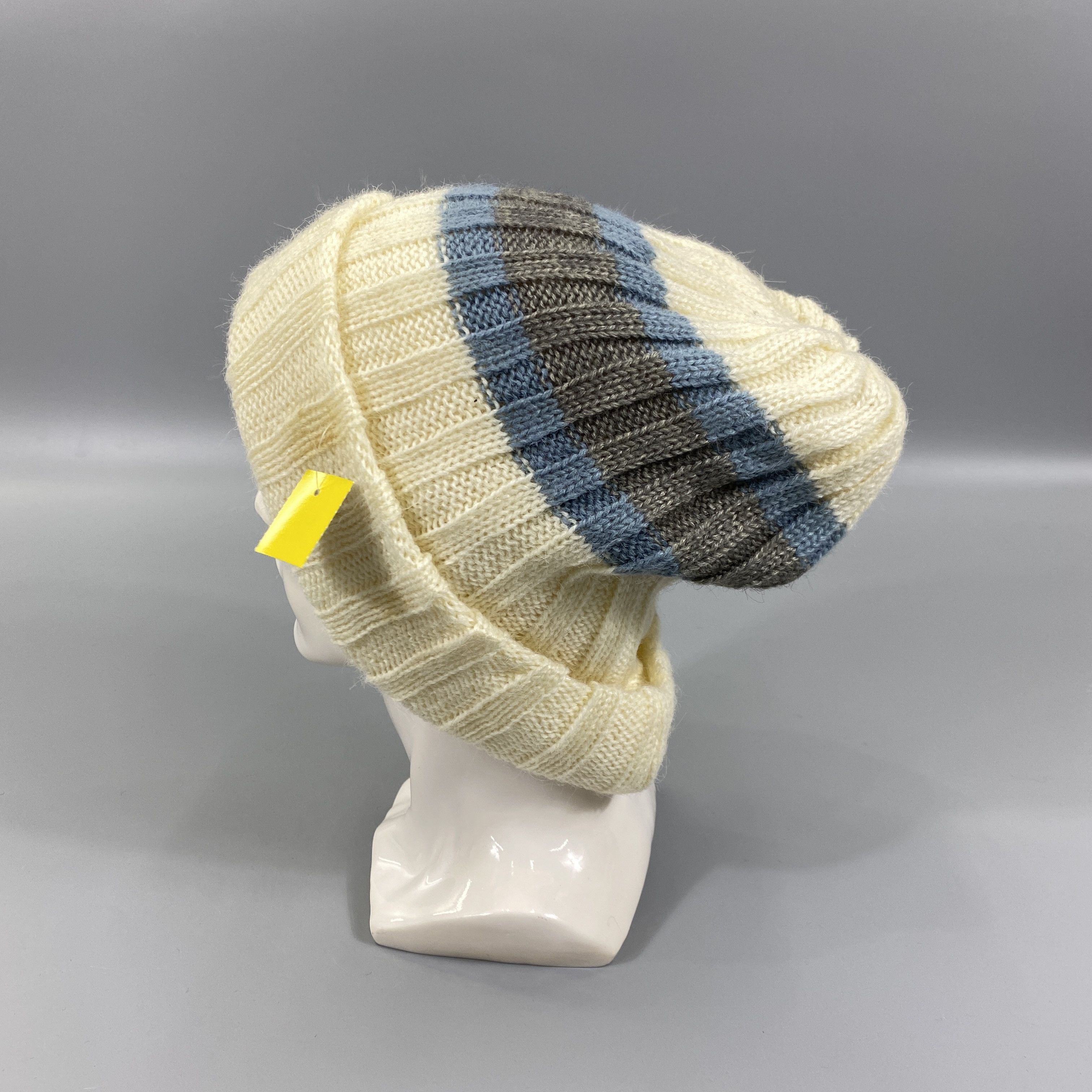 Japanese Brand Striped Snow Cap Beanie Hat -BN1002 Size ONE SIZE - 2 Thumbnail