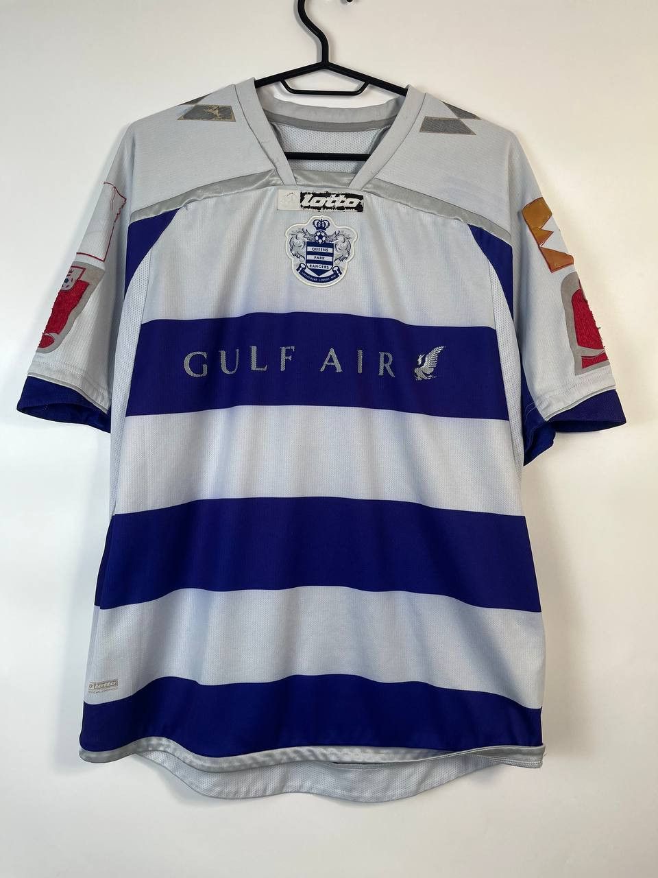 Lotto Sport QUEENS PARK RANGERS 2008 2009 AWAY SHIRT FOOTBALL LOTTO Sz L Size US L / EU 52-54 / 3 - 1 Thumbnail