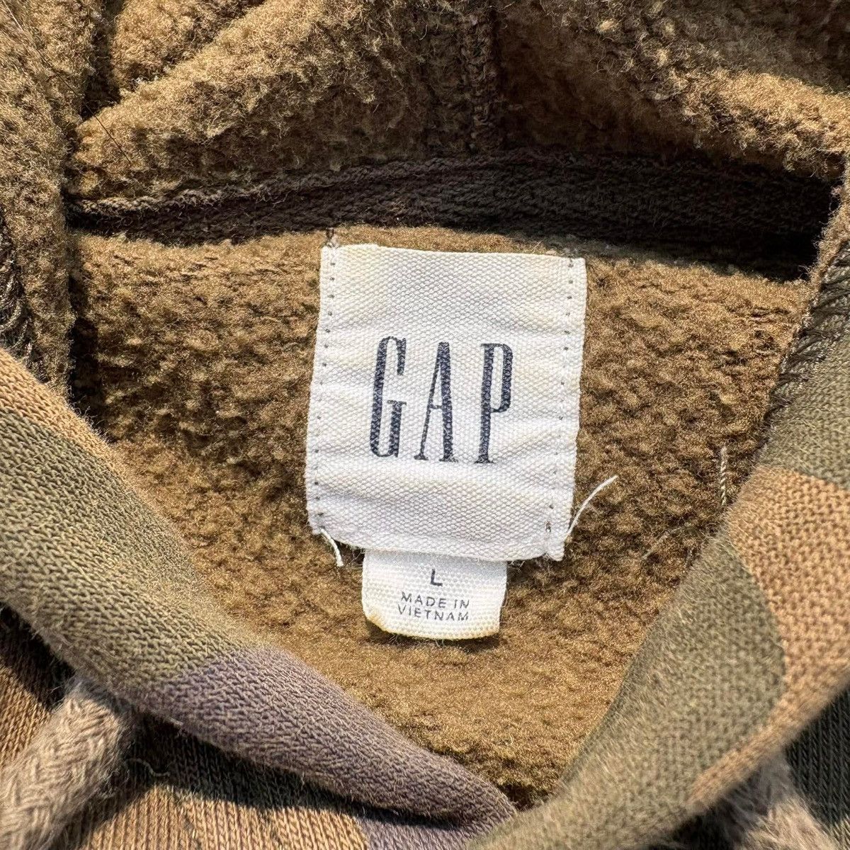 Gap ❌SOLD❌GAP Military Camo Hoodie Big Logo Streetwear Size L Size US XL / EU 56 / 4 - 2 Thumbnail