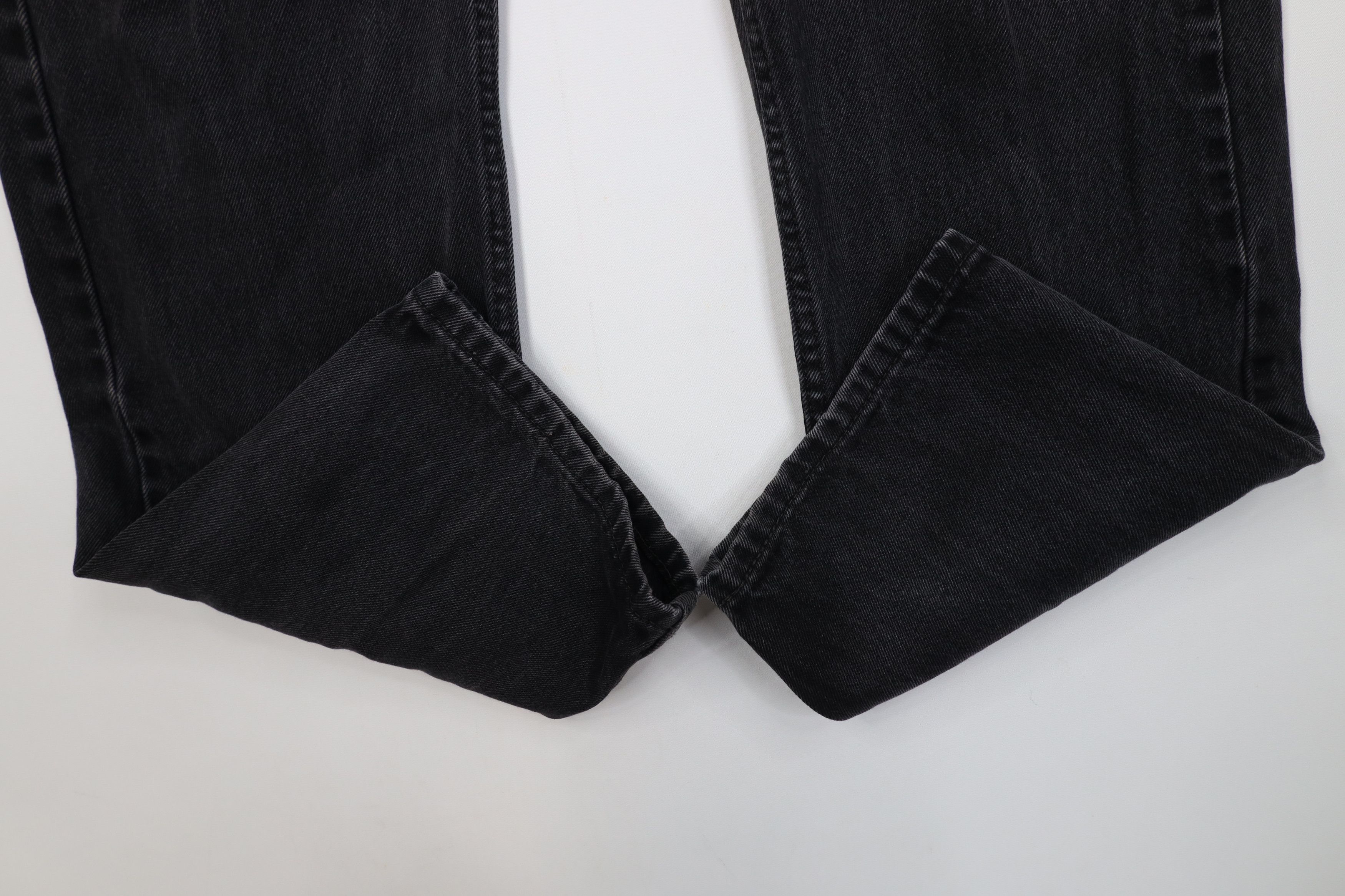 Levi's Vintage Y2K Levis 505 Regular Straight Leg Jeans Black Size US 36 / EU 52 - 5 Thumbnail