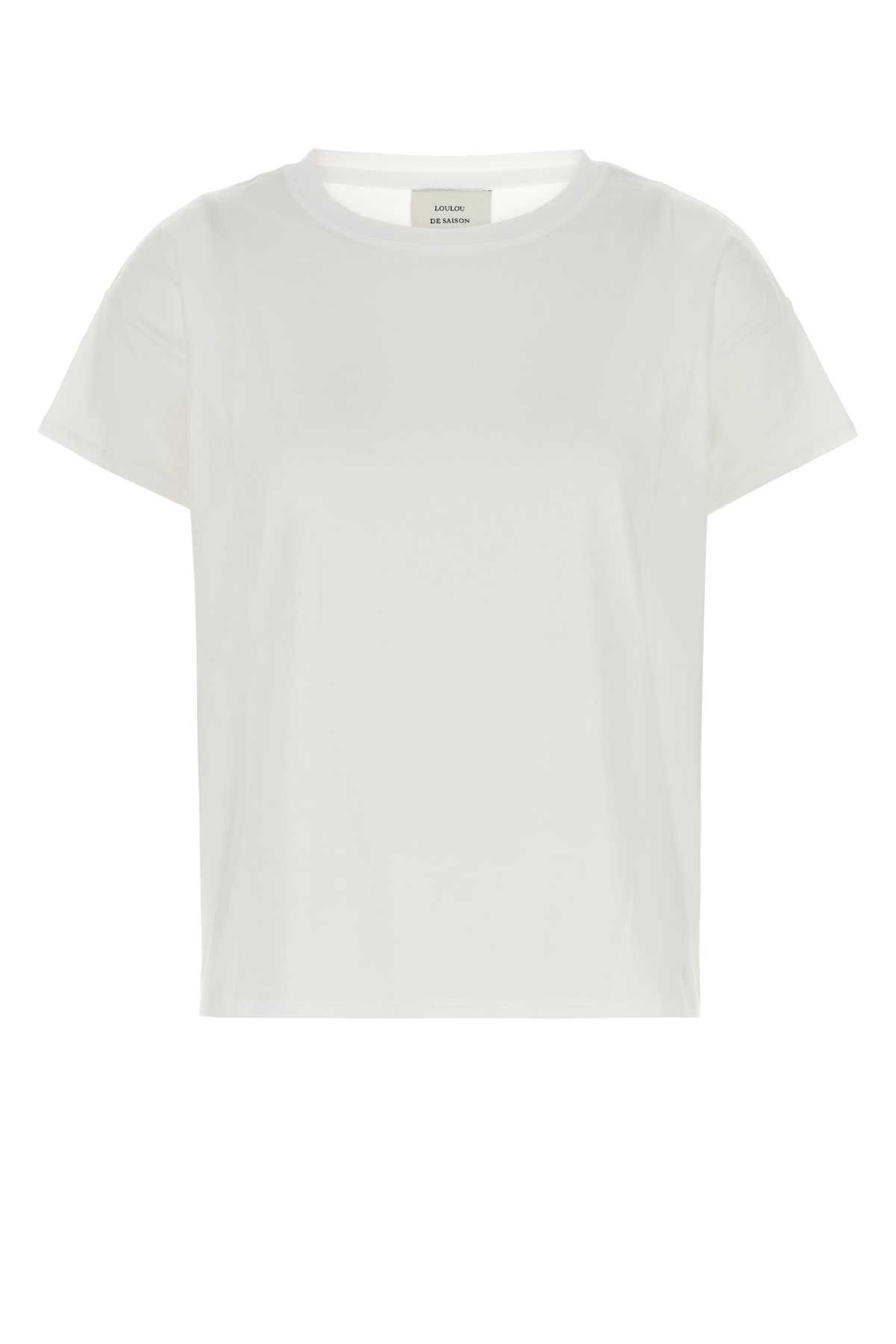 White Cotton Basiluzzo T-Shirt