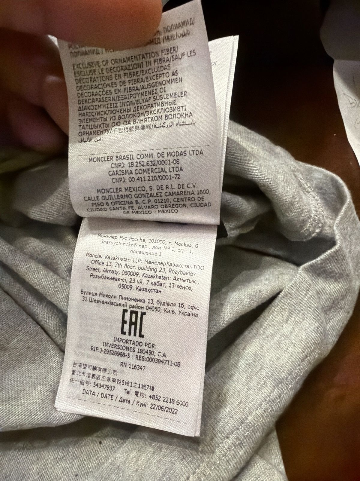 Moncler 2023 SS TSHIRT MONCLER Size US XXL / EU 58 / 5 - 9 Thumbnail
