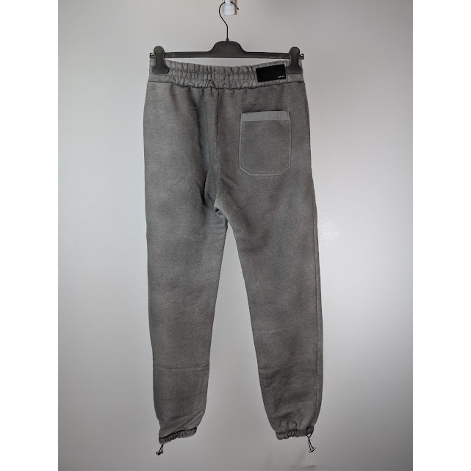 Amiri o1rshd1 Aged Puff Logo Sweatpants in Grey Size US 30 / EU 46 - 10 Thumbnail