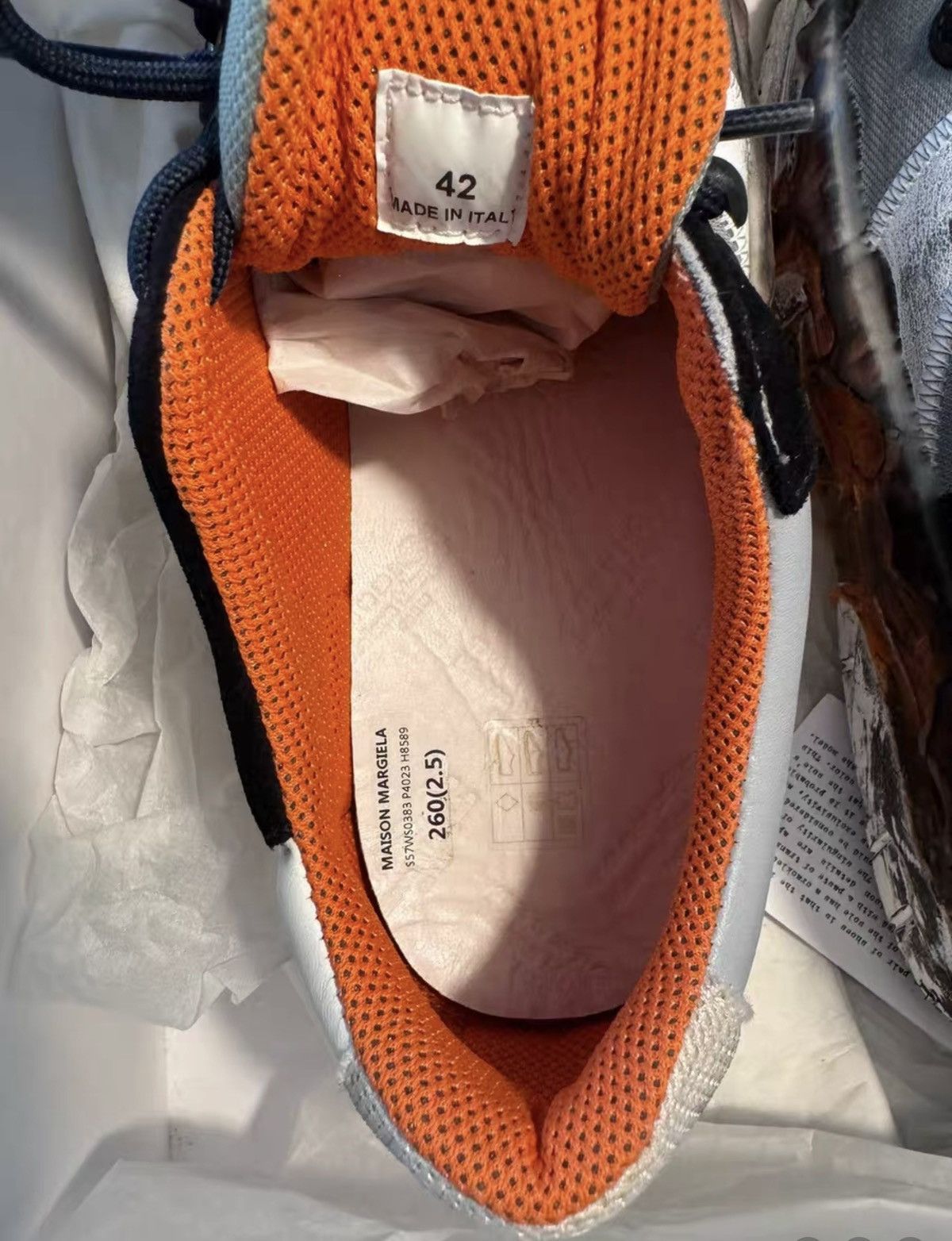 Maison Margiela MAISON MARGIELA Distressed Drip-Sole Sneakers Size US 8 / EU 41 - 6 Thumbnail