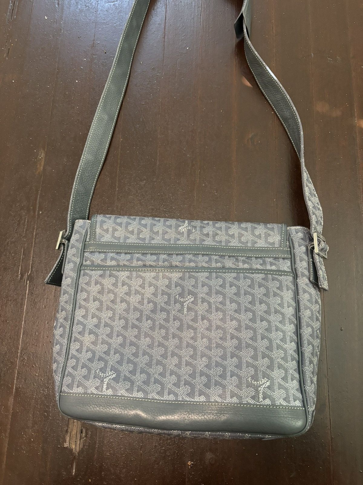 Goyard Grey Monogram Messenger Bag Size ONE SIZE - 2 Thumbnail