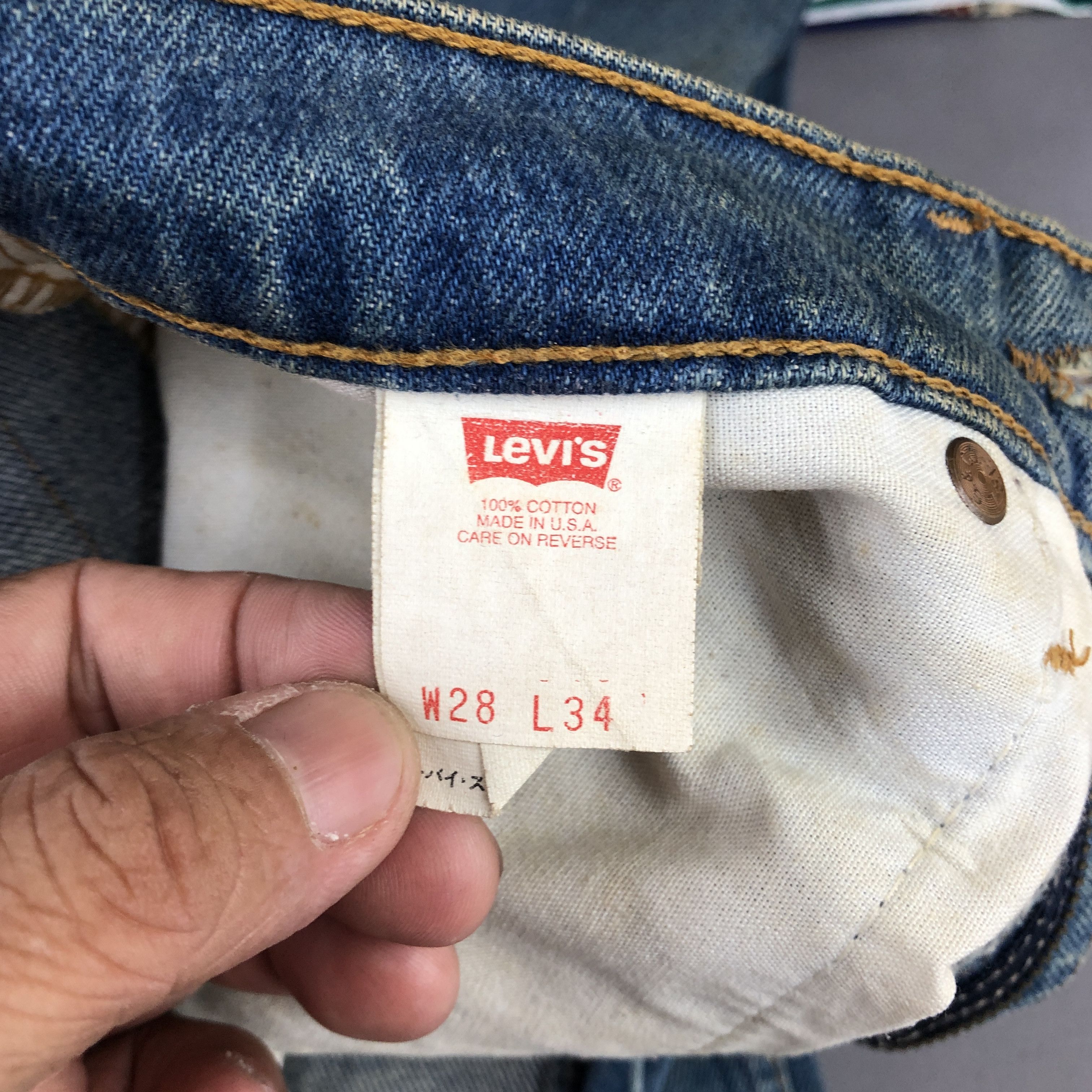 Levi's Vintage 90s Levis 520 Jeans Faded Levi's Mudwash Denim Size 26" / US 2 / IT 38 - 9 Thumbnail