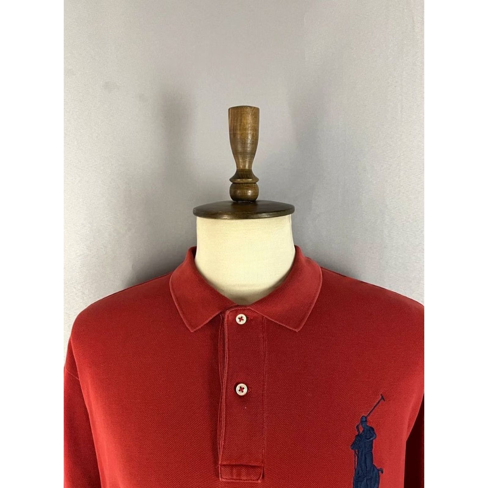 Polo Ralph Lauren Polo By Ralph Lauren Polo Shirt Mens 2XL Red Cotton USA Short Sleeve Size US XXL / EU 58 / 5 - 4 Thumbnail