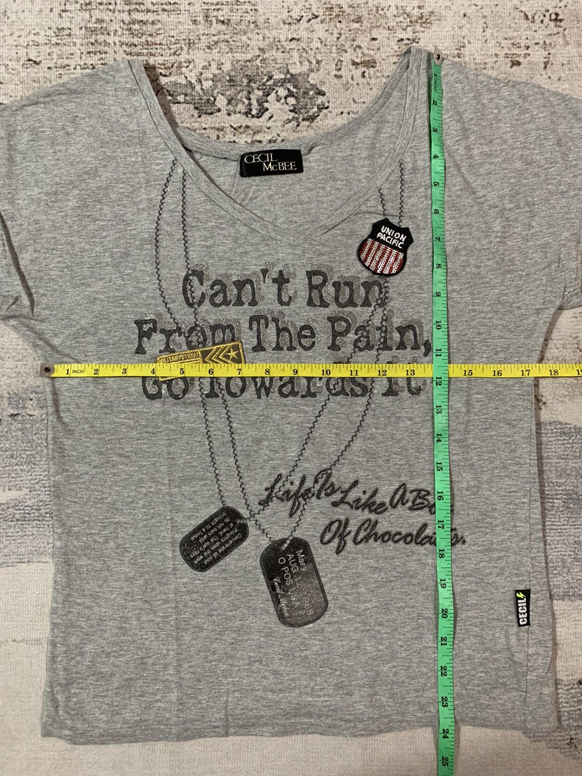 If Six Was Nine × Japanese Brand × KMRii Cecil McBee Y2k Necklace Poem Tees Size US S / EU 44-46 / 1 - 7 Thumbnail