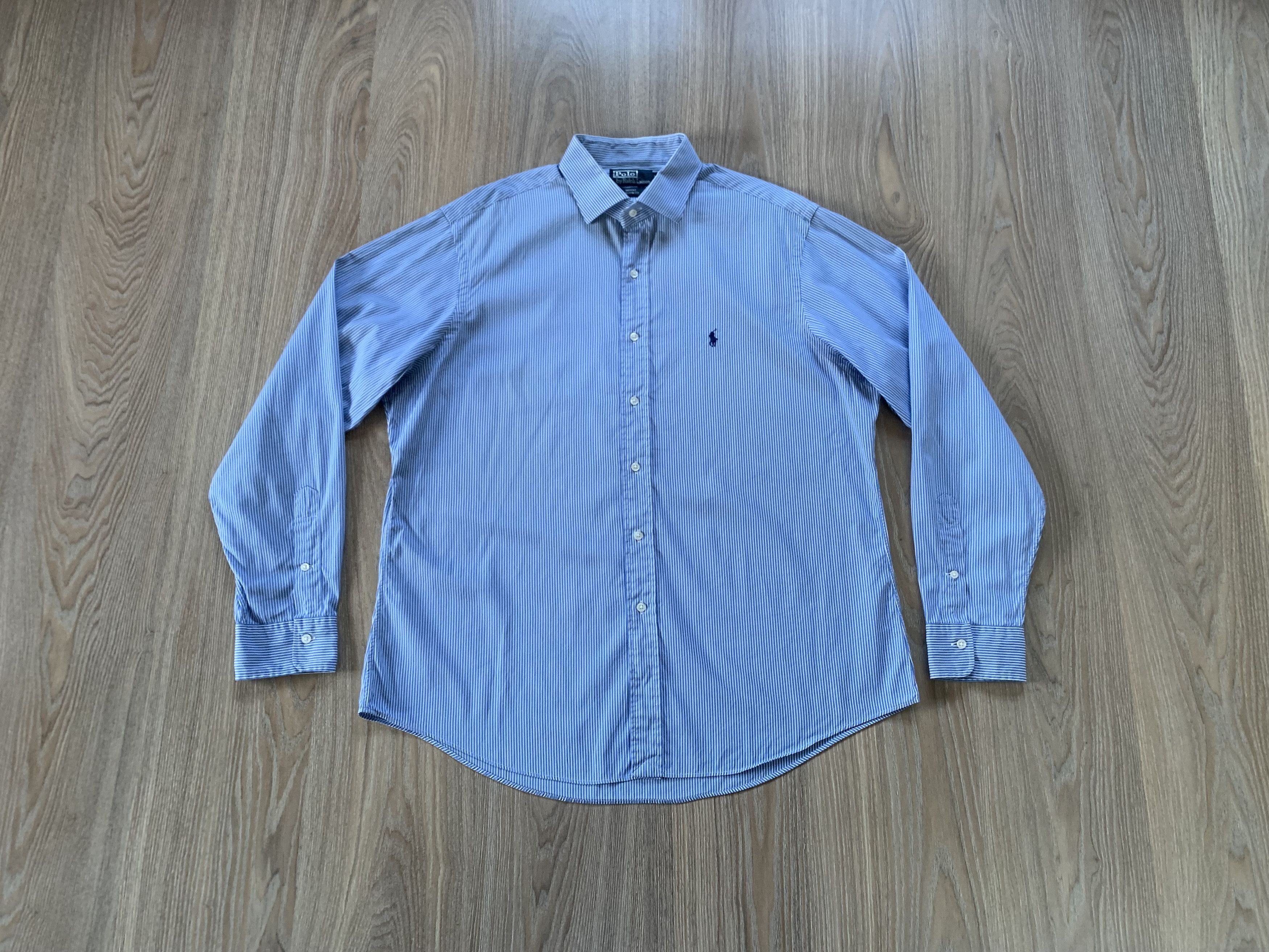 Polo Ralph Lauren Polo Ralph Lauren Custom Fit Long Sleeve Stripe Shirt Size US XXL / EU 58 / 5 - 1 Thumbnail