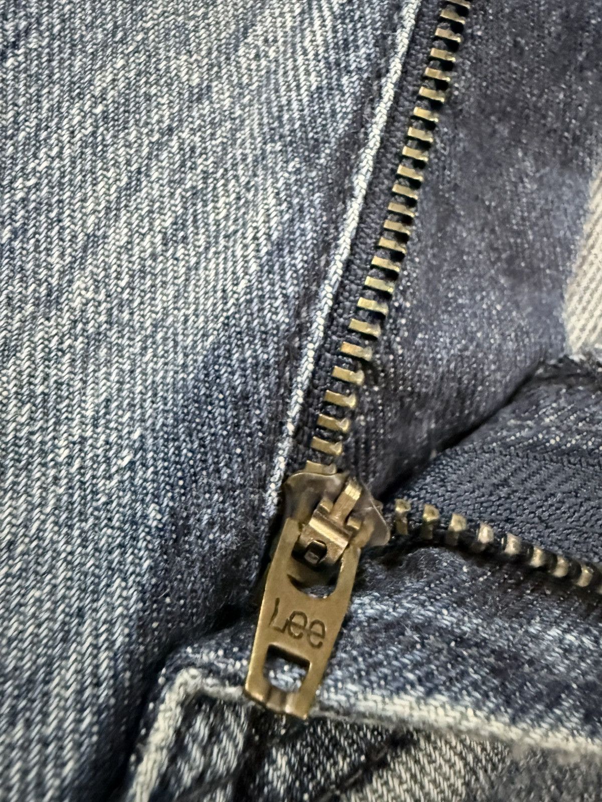 Lee × Number (N)ine Vintage 90s Japanese Denim Lee Distressed Faded Wash Jeans Size US 33 - 16 Thumbnail