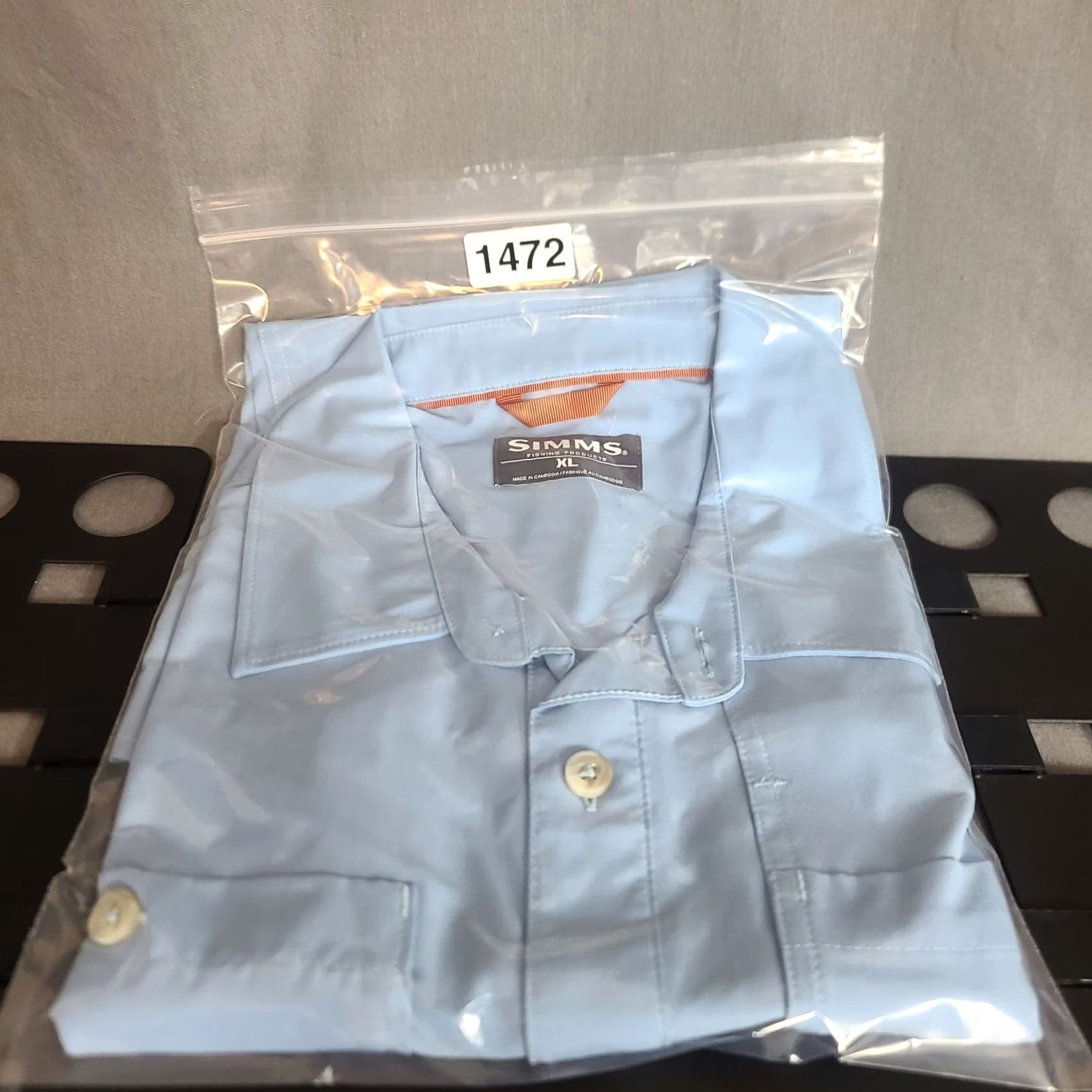 Vintage Simms Shirt Mens XL Short Sleeve Lightweight Outdoor Hiking Blue Size US XL / EU 56 / 4 - 7 Thumbnail