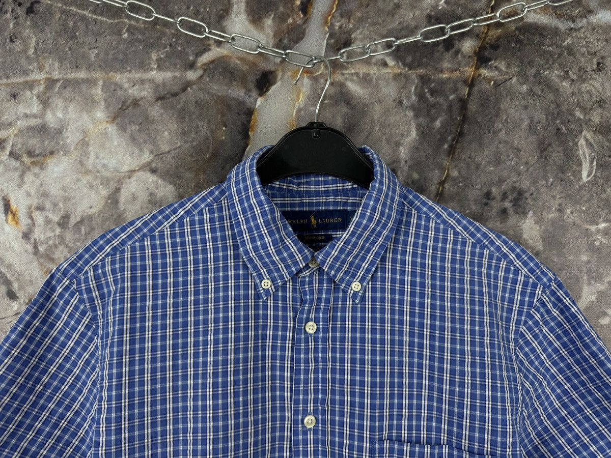 Polo Ralph Lauren Polo Ralph Lauren Short Sleeve Shirt Blue Checkered Classic Size US L / EU 52-54 / 3 - 2 Thumbnail