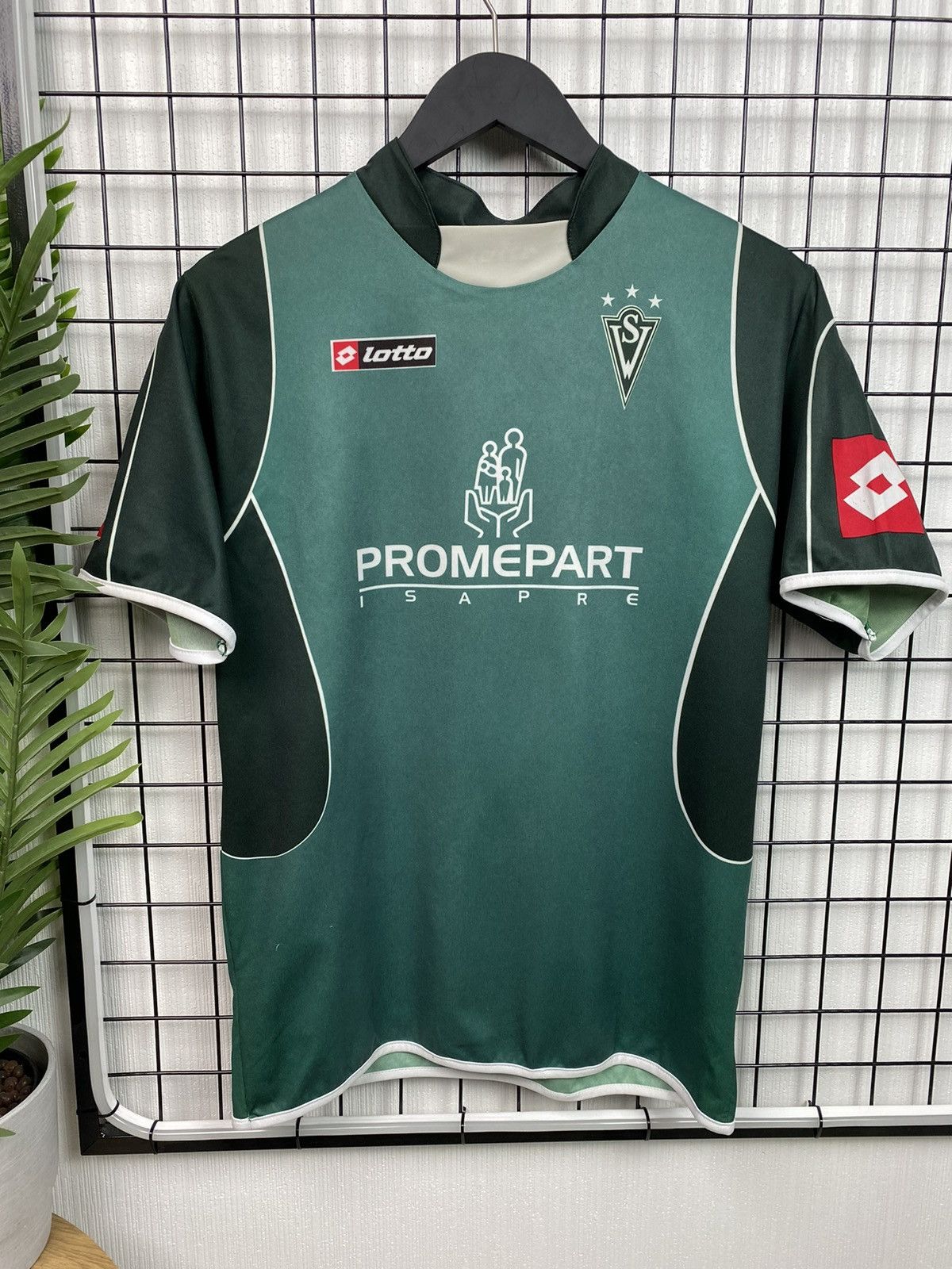 Lotto Sport Rare Santiago Wanderers Lotto 2005 soccer jersey camiseta Size US S / EU 44-46 / 1 - 1 Thumbnail