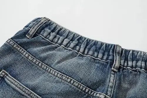 Jean Vintage Flame Embroidered Jeans Women Size 30" / US 8 / IT 44 - 3 Thumbnail