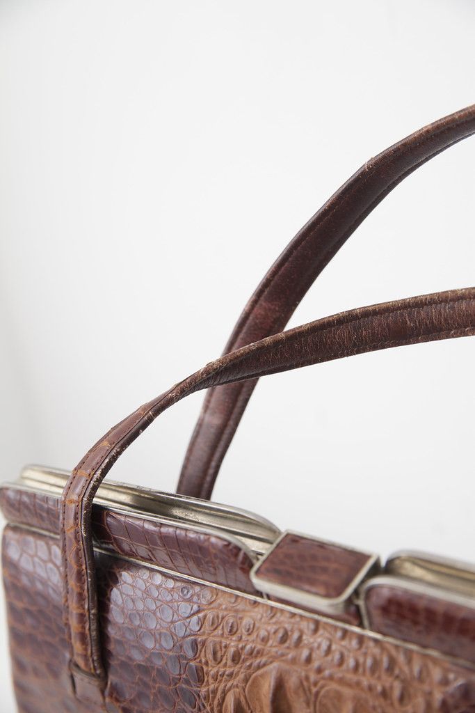 Vintage Vintage alligator handbag Size ONE SIZE - 7 Thumbnail