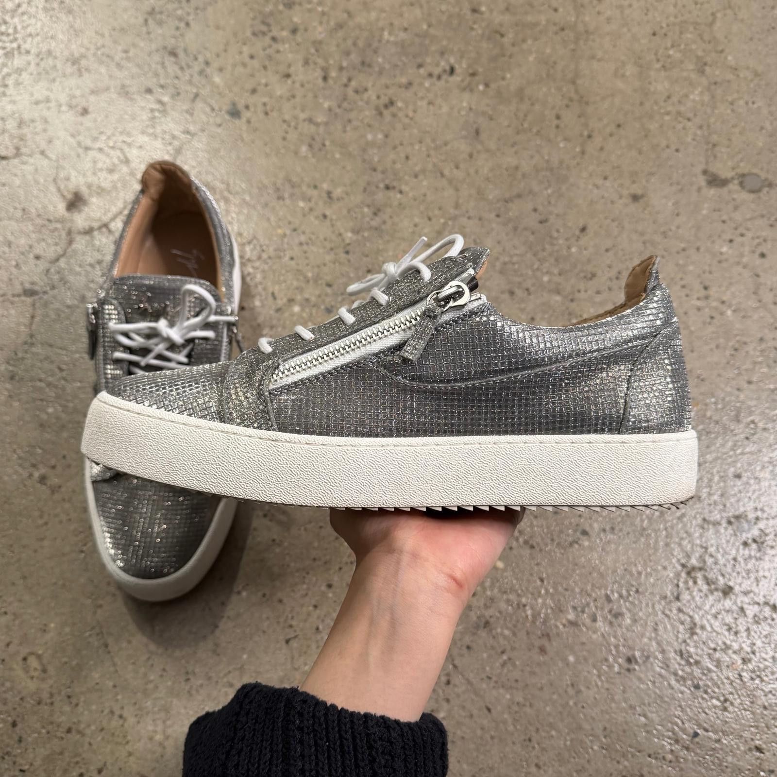 Giuseppe Zanotti Giuseppe Zanotti Zip Low-Top Sneakers Size US 12 / EU 45 - 2 Thumbnail