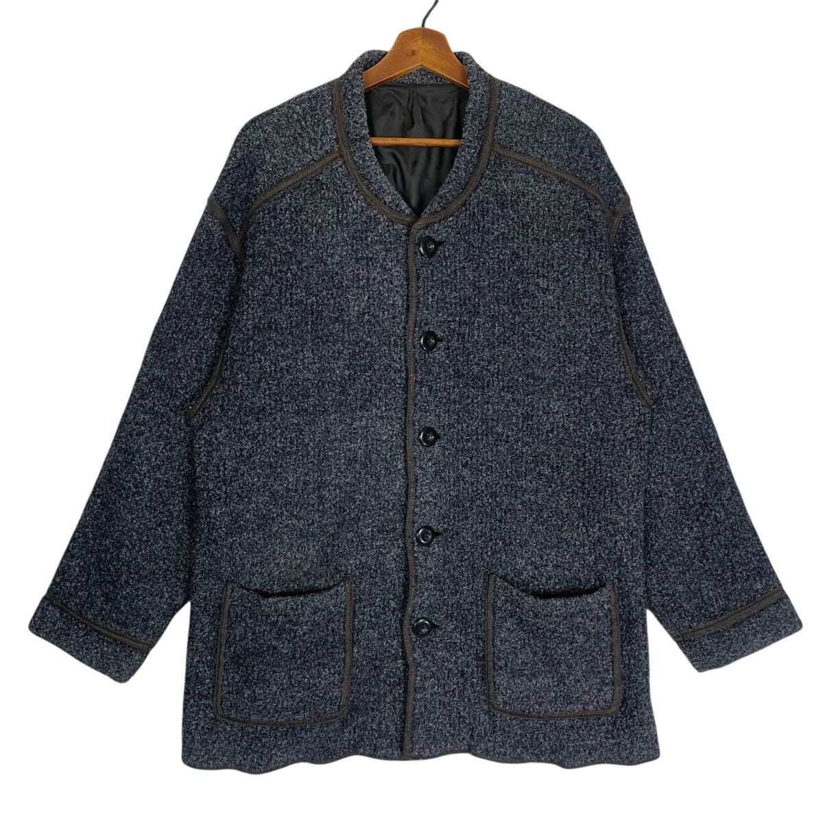 Japanese Brand Paco rabanne Desingner JapanaseBrand Luxury Cardigan Jacket Size US L / EU 52-54 / 3 - 2 Thumbnail