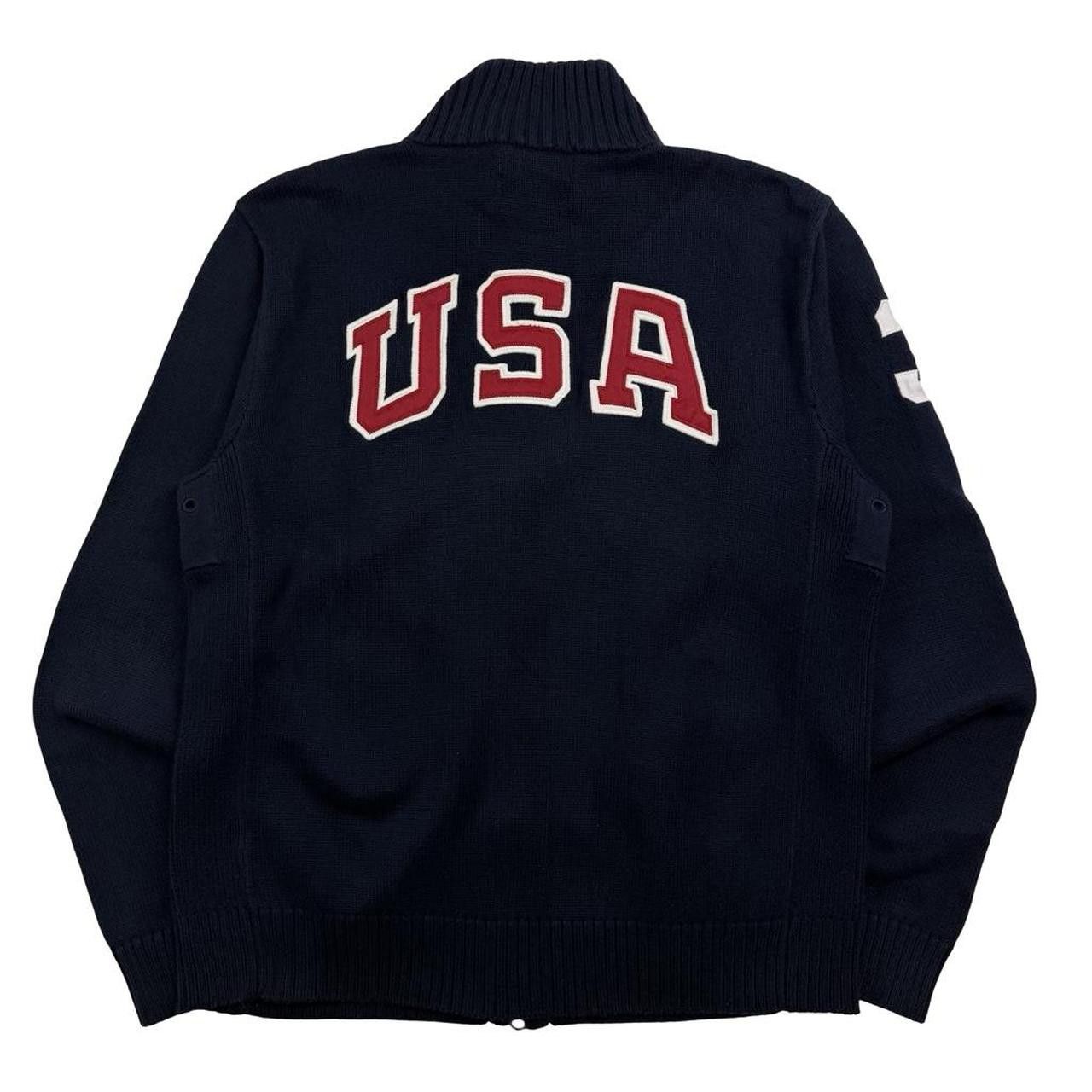 Polo Ralph Lauren Polo By Ralph Lauren USA Knit Zip Up Track Jacket - Large Size US L / EU 52-54 / 3 - 2 Thumbnail