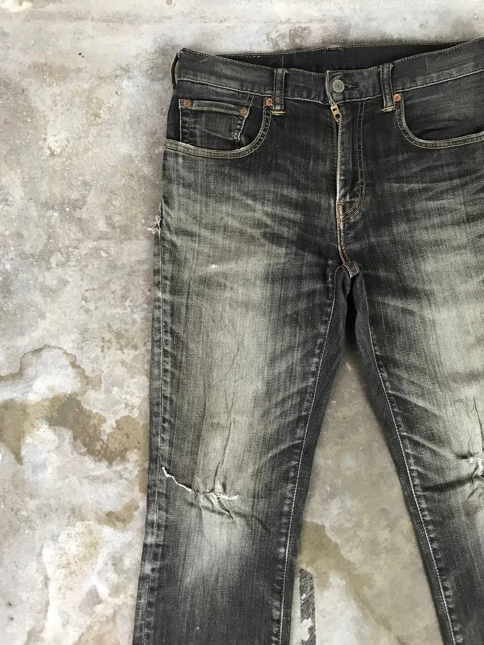Japanese Brand × Levi's × Vintage Vintage levis distressed denim pants Size US 32 / EU 48 - 5 Thumbnail