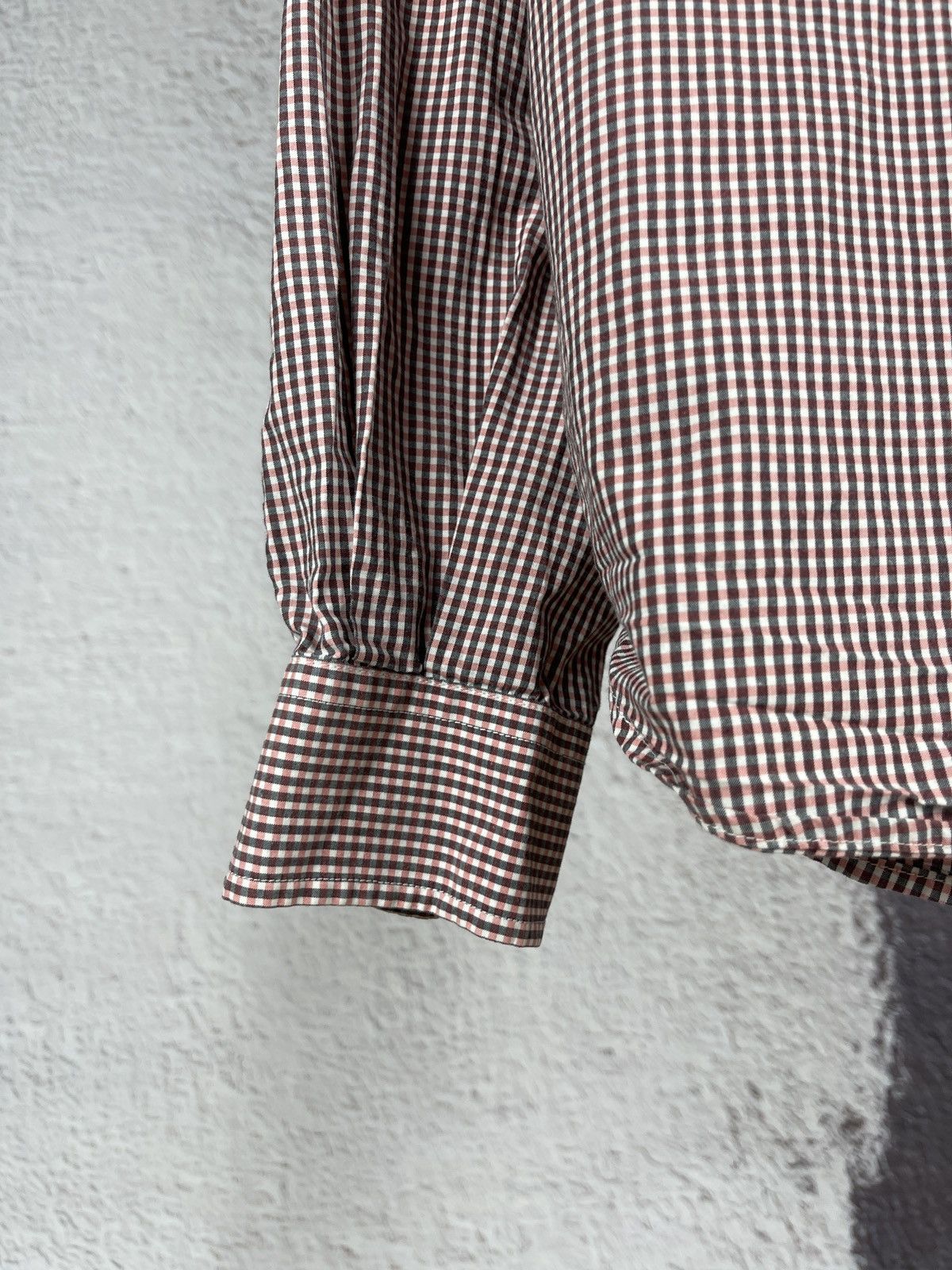 Fred Perry Fred Perry red checkered long sleeve cotton shirt Size US L / EU 52-54 / 3 - 8 Thumbnail