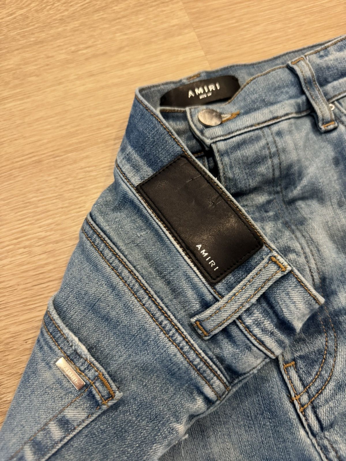 Amiri Amiri Mx1 Black Patch Size US 34 / EU 50 - 3 Thumbnail