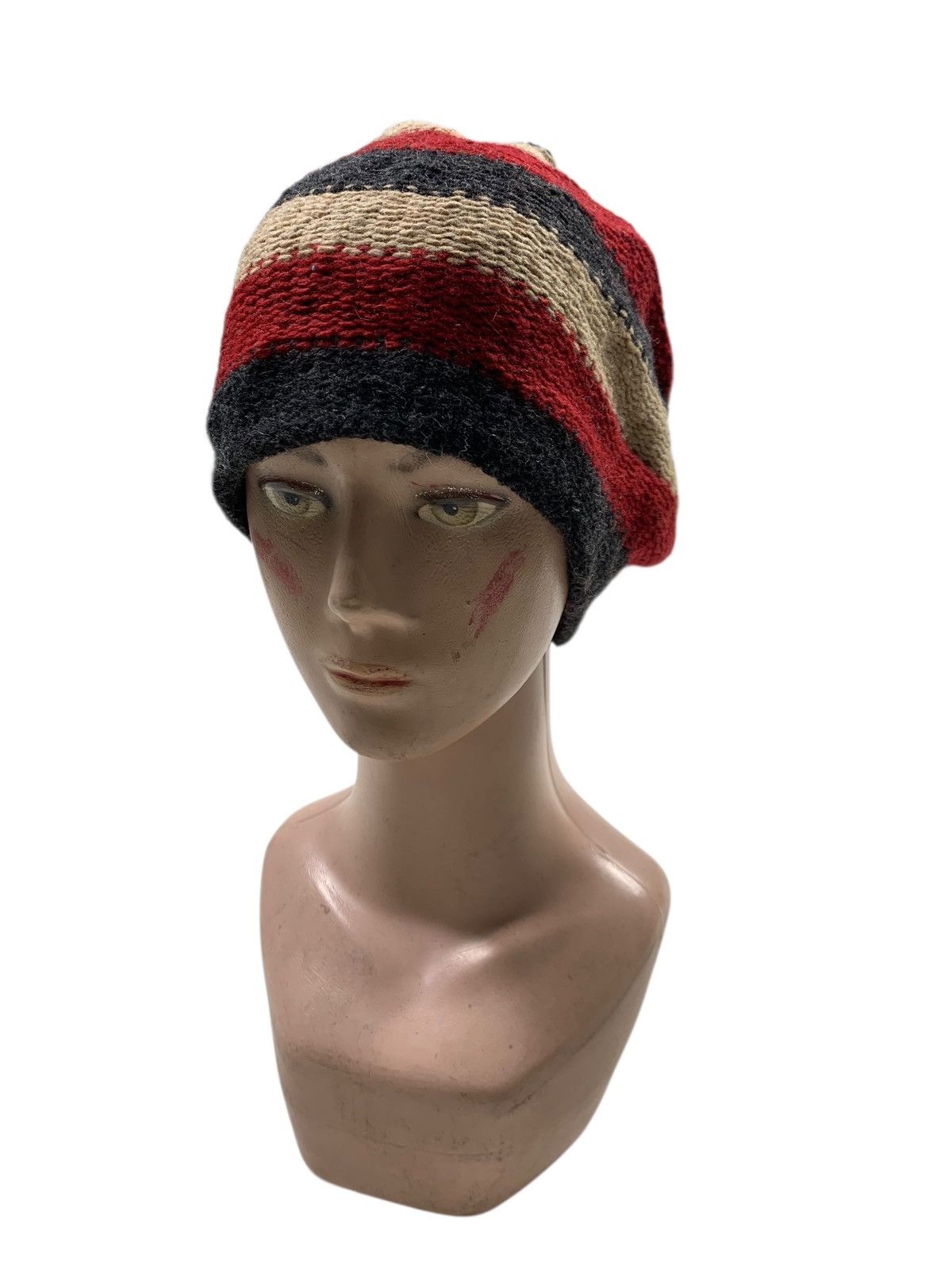 Japanese Brand × Kapital × Vintage Japanese brand striped Beanie Hats RARE Size ONE SIZE - 1 Thumbnail