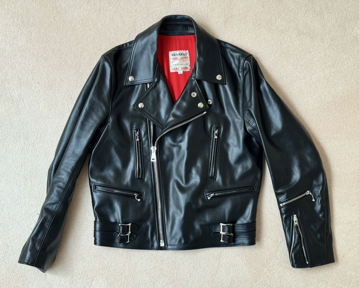 Lewis Leathers Lewis Leathers 391 Lightning Custom Horsehide Black Size 38 Size US XXS / EU 40 - 1 Thumbnail