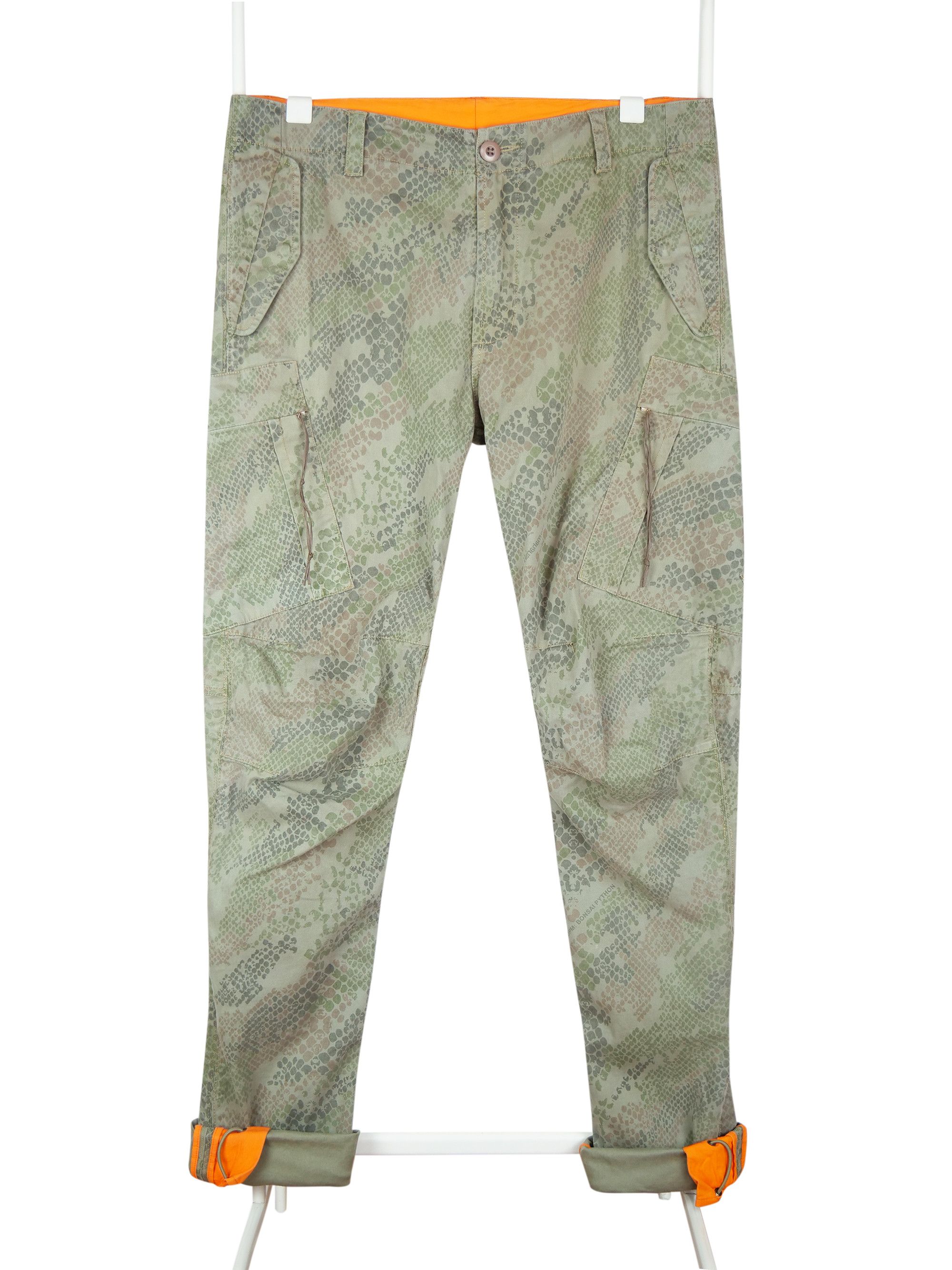 image of Maharishi Bonsai Python Cargo Pants in Green, Men's (Size 32)