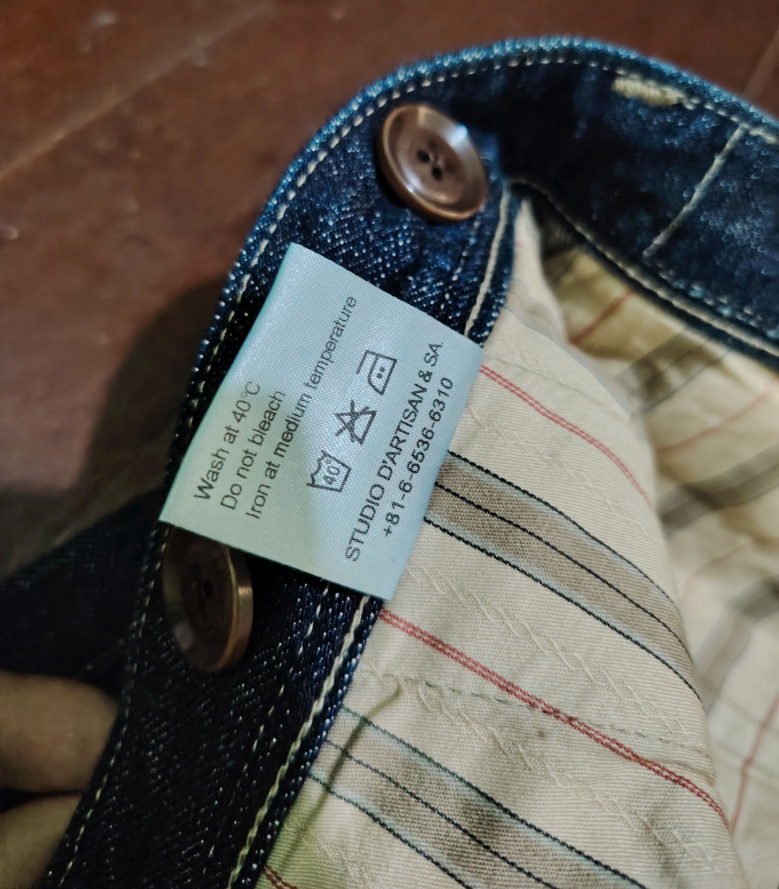 Orgueil ORGUEIL-STUDIO DARTISAN-Lot OR - 1006 Eral 55 - DenimTrouser Size US 31 - 8 Thumbnail