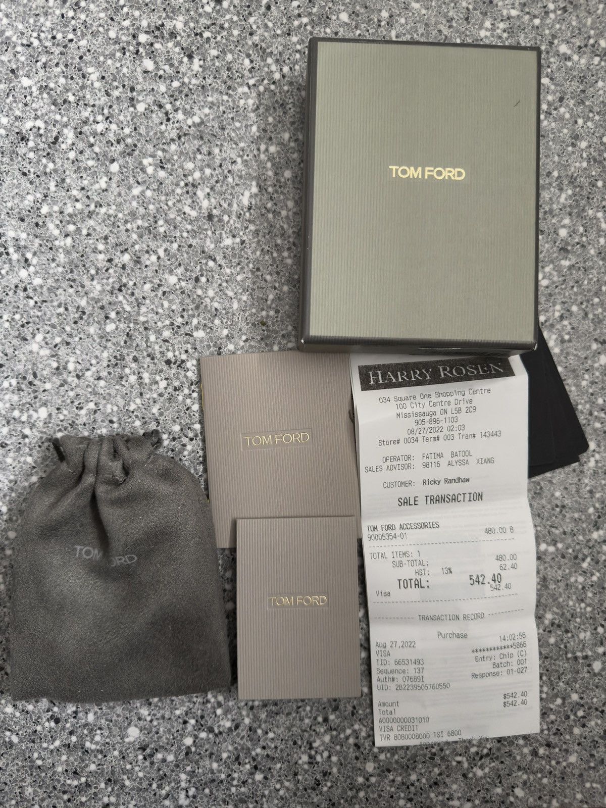 Tom Ford Tom Ford T-Line Card Holder Size ONE SIZE - 7 Thumbnail