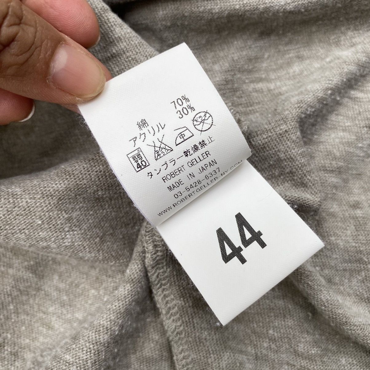 Robert Geller ROBERT GELLER Light Grey Graphic Logo T-Shirt Size US S / EU 44-46 / 1 - 7 Thumbnail