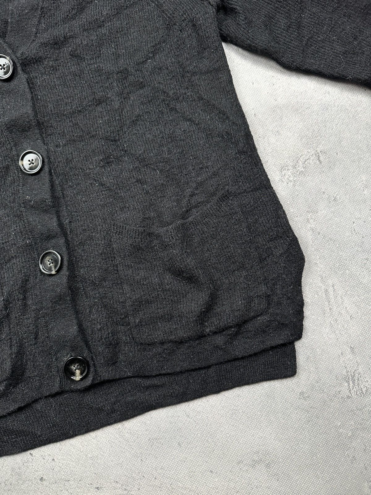 Acne Studios Acne Studios Black Alpaca Wool Cardigan Minimalist Archive Size M / US 6-8 / IT 42-44 - 14 Thumbnail