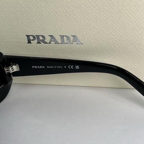 Prada New Authentic Prada Runway SPR30Y-1AB-5S0 120 3N Sunglasses- Size ONE SIZE - 4 Thumbnail