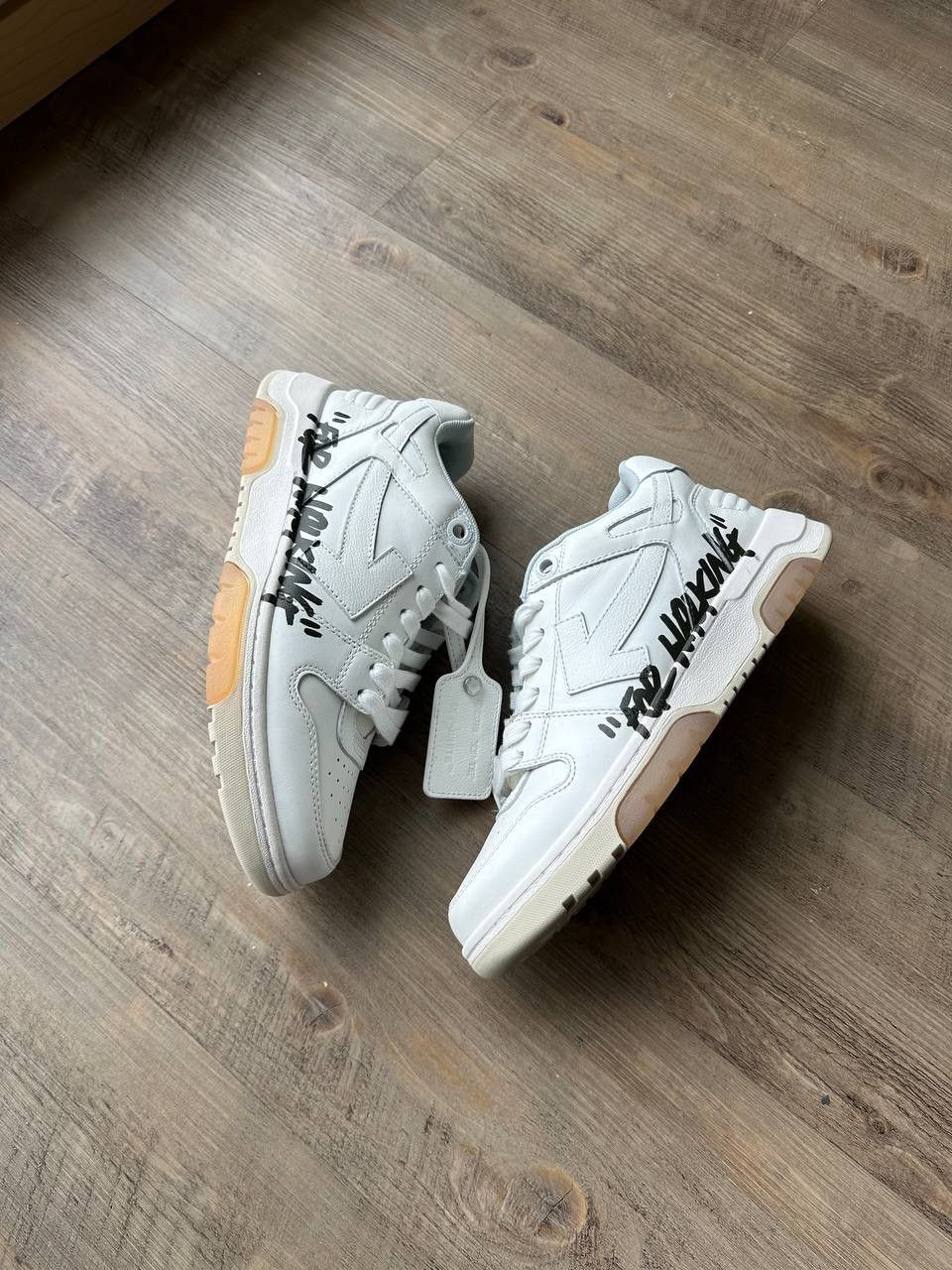 image of Off White Off-White Virgil Abloh “For Walking” Sneakers, Women's (Size 8)