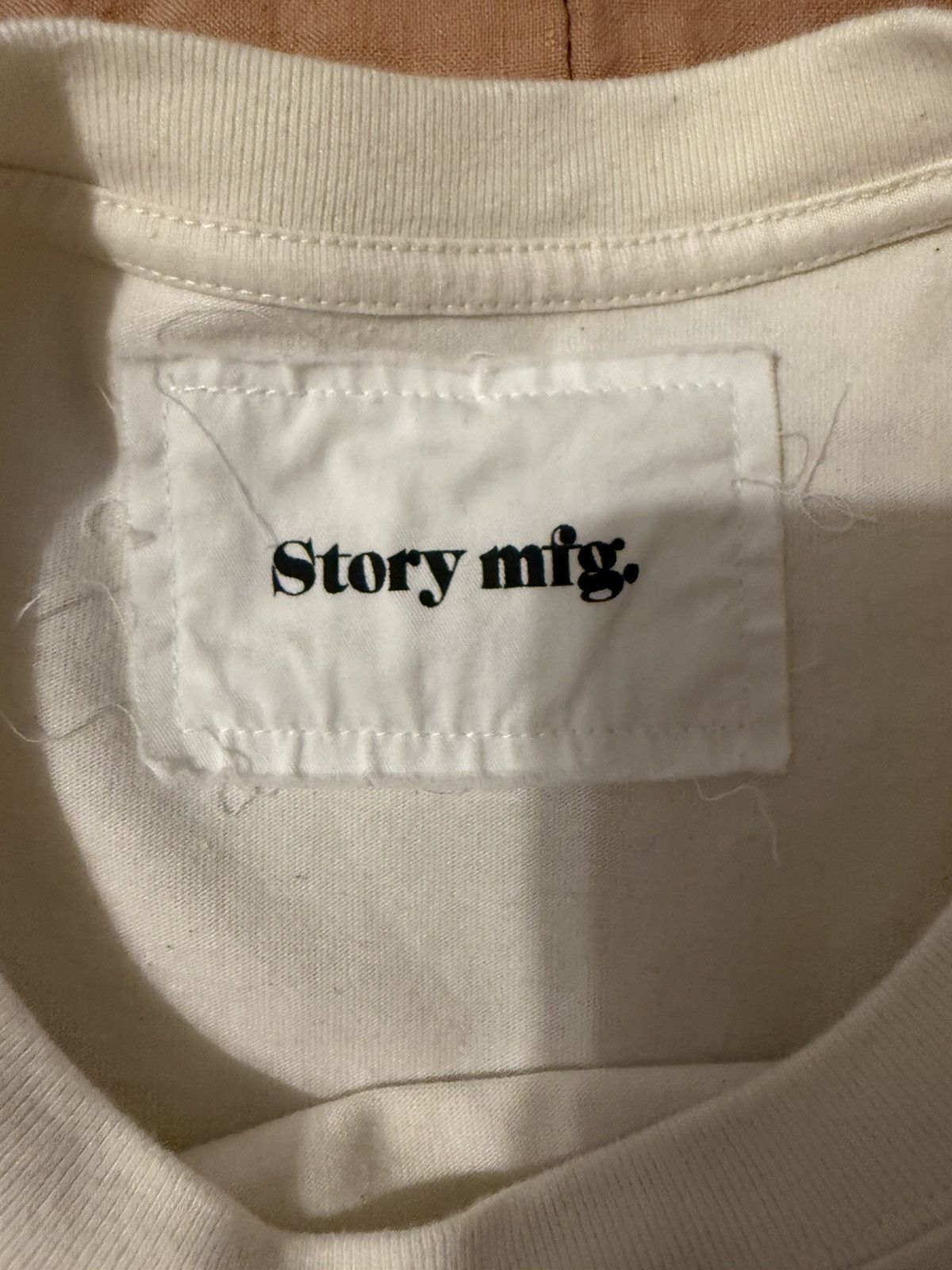 Story Mfg. Story mfg Ecru grateful elephant tee Size US L / EU 52-54 / 3 - 4 Thumbnail