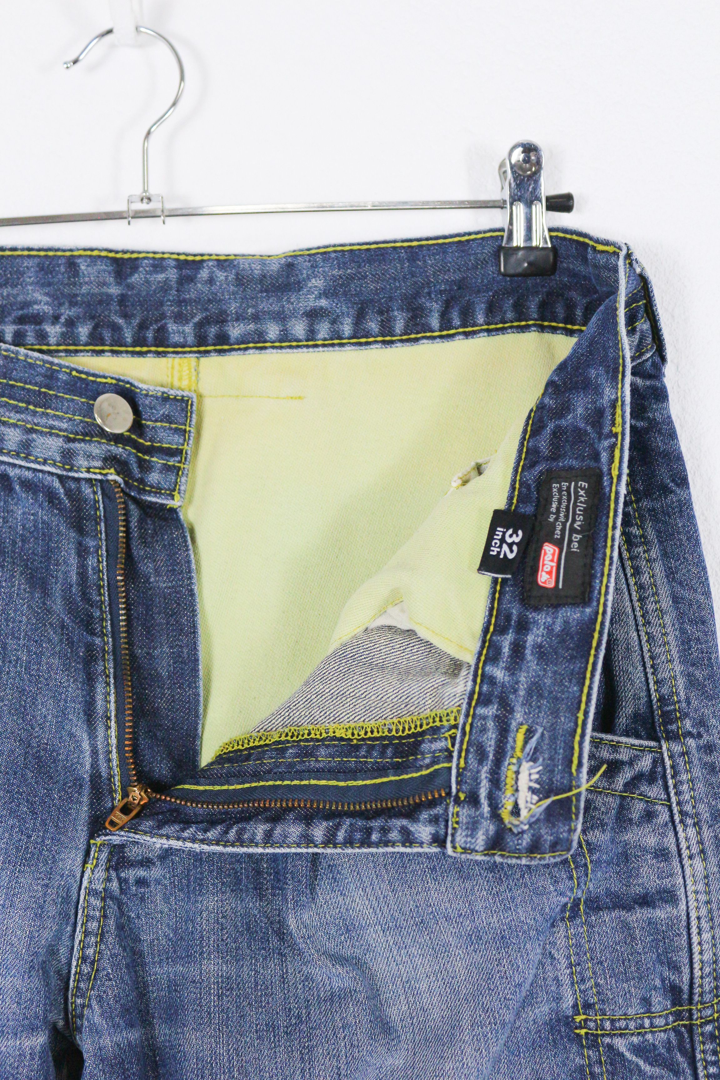 Japanese Brand Vintage POLO Motorrad Racing Moto Jeans Denim Pants Y2K Size US 32 / EU 48 - 4 Thumbnail
