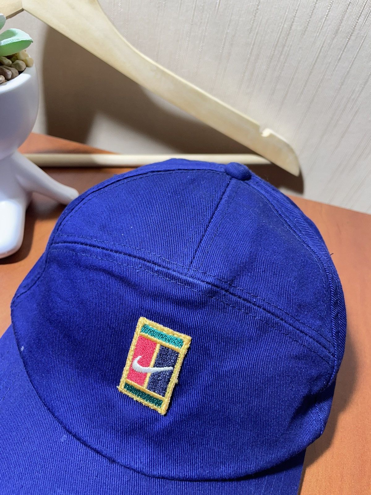 Nike × Vintage Nike court vintage cap 90s Size ONE SIZE - 4 Thumbnail