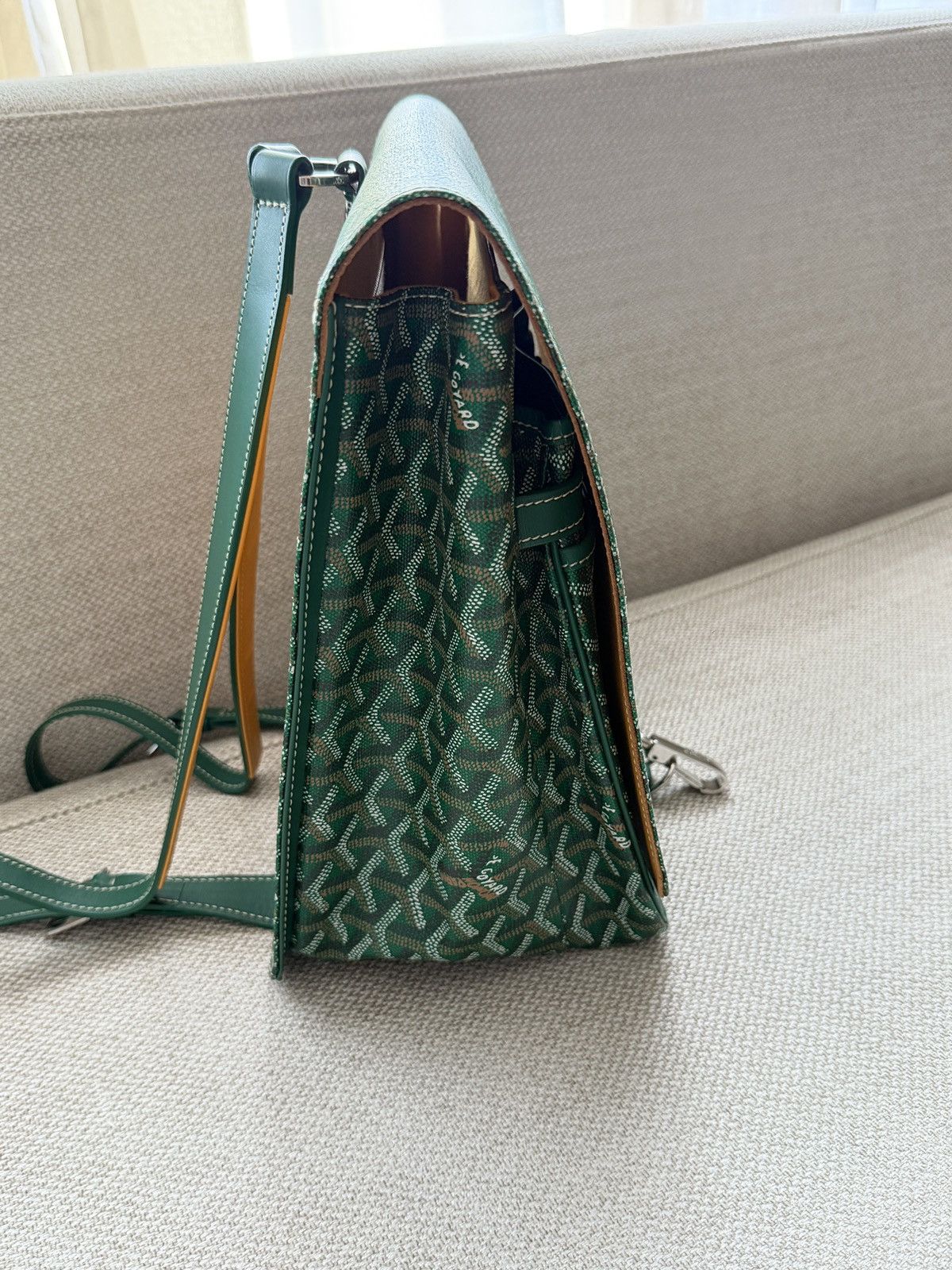 Goyard Goyard Discontinued Green Janson Backpack Size ONE SIZE - 6 Thumbnail