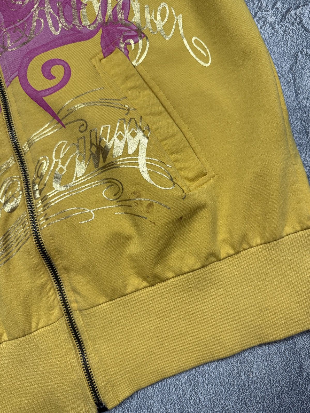 Christian Audigier Vintage Y2K Christian Audigier Zip Hoodie Size US M / EU 48-50 / 2 - 16 Thumbnail