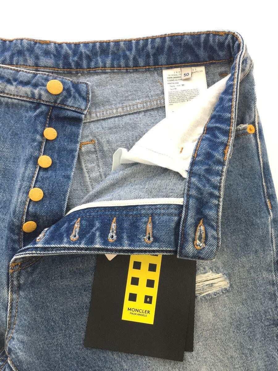 Palm Angels Palm Angels x Moncler Genius Pantalone Denim Pants Indigo Size US 34 / EU 50 - 3 Thumbnail