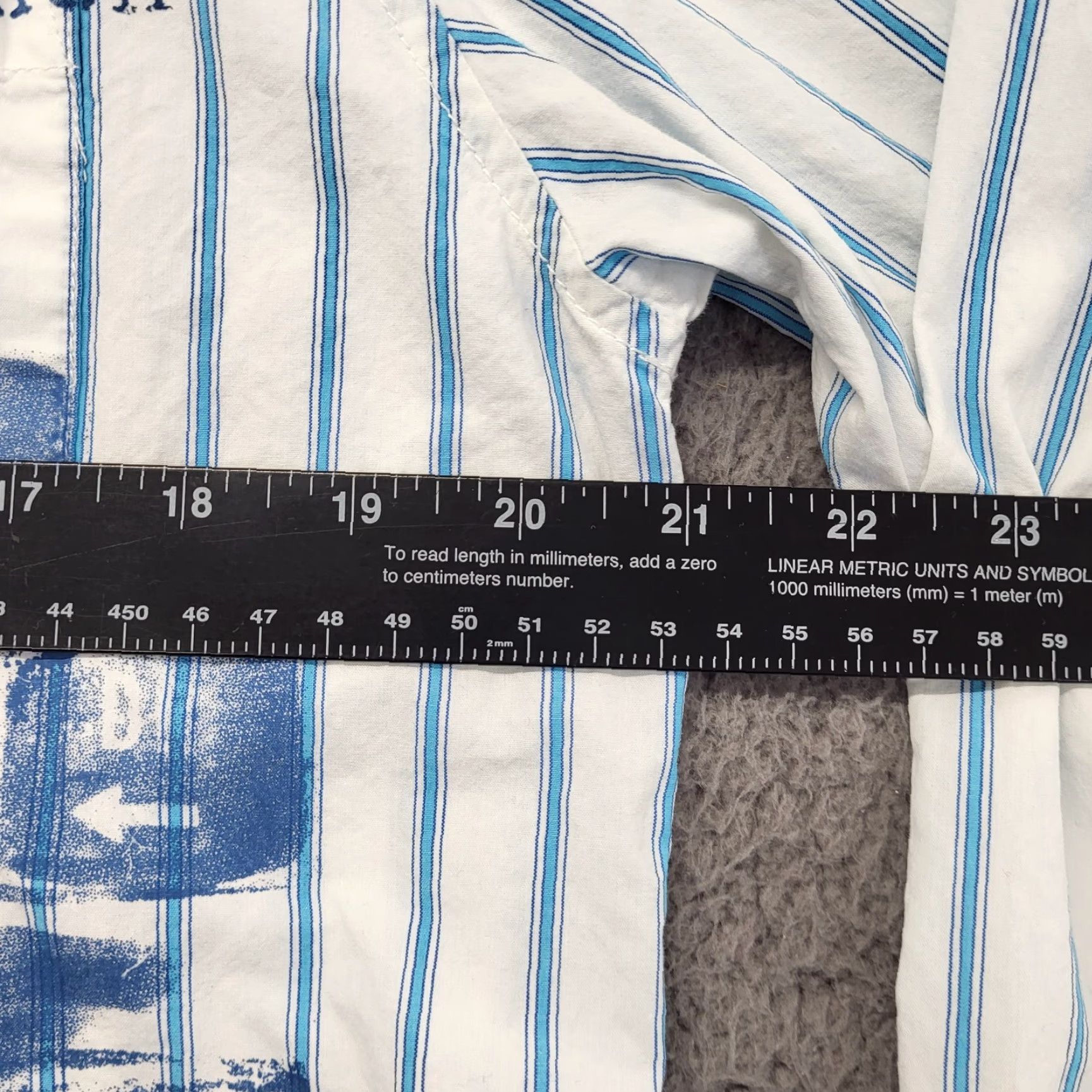 Vintage Aero Aeropostale Blue Striped Logo Long Sleeve Button Down Shirt Mens Medium Size US M / EU 48-50 / 2 - 5 Thumbnail
