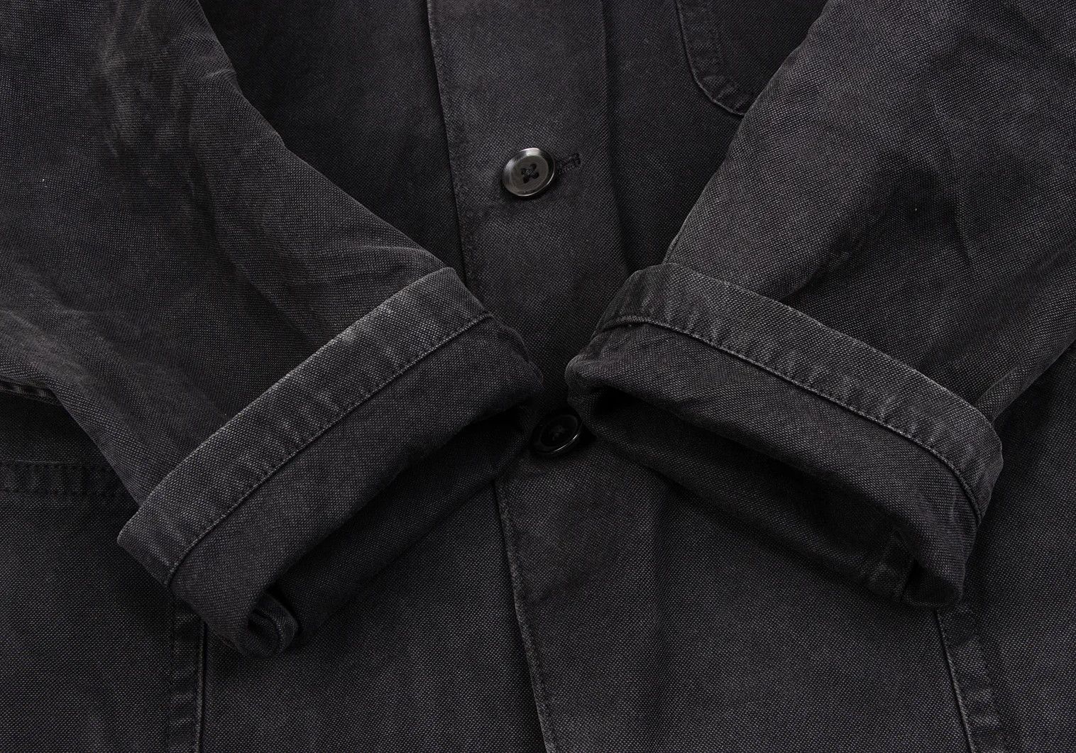 Yohji Yamamoto Yohji Yamamoto Cotton Canvas Jacket Charcoal Size US M / EU 48-50 / 2 - 11 Thumbnail