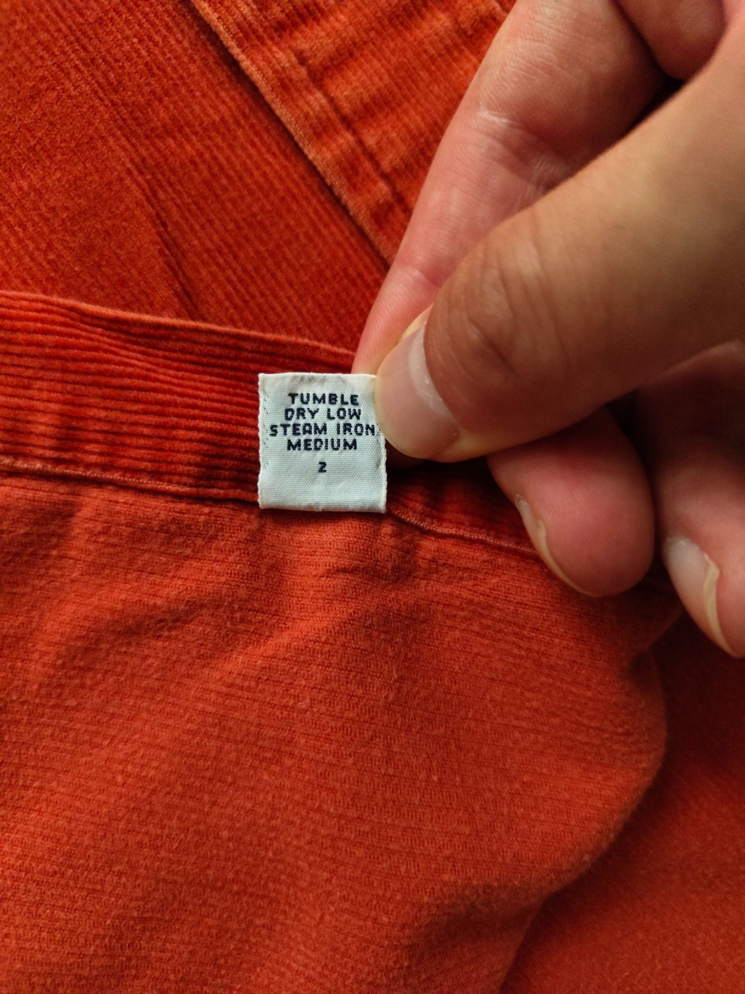 Ralph Lauren Ralph Lauren Orange Corduroy Shirt Size US L / EU 52-54 / 3 - 6 Thumbnail