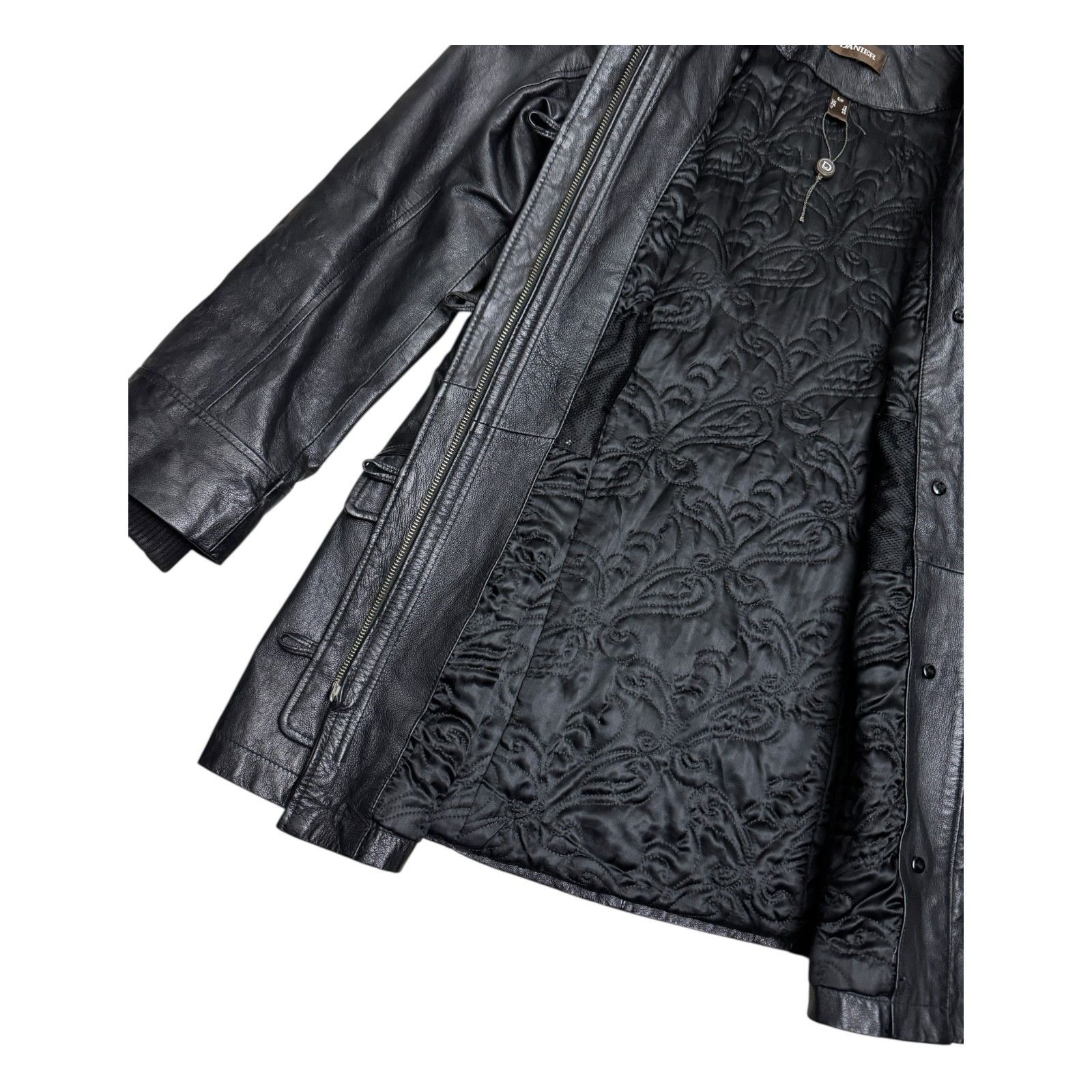 Danier DANIER GENUINE LEATHER Luxury Designer Leather Coat Small Size S / US 4 / IT 40 - 8 Thumbnail
