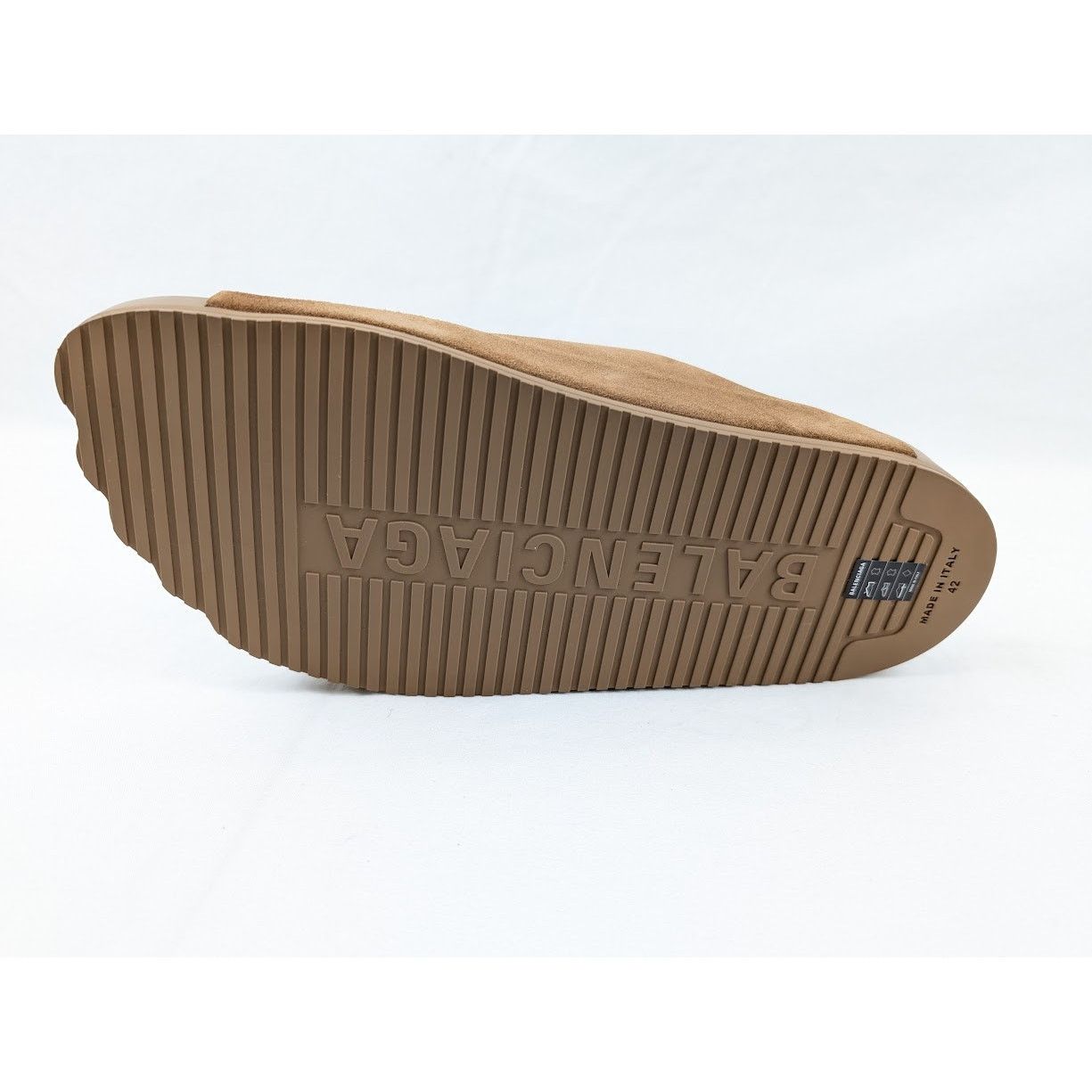 Balenciaga o1rshd1 Q:2 / Suede Sunday Sandals in Brown Size US 9 / EU 42 - 9 Thumbnail