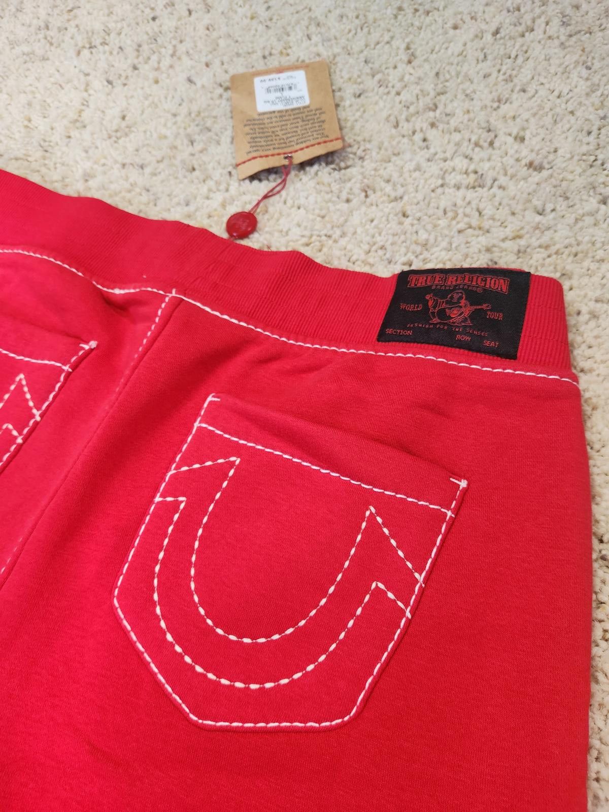 True Religion NEW True Religion Pull-On Flare Jeans Red Anniversary Large Size 36" / US 14 / IT 50 - 3 Thumbnail