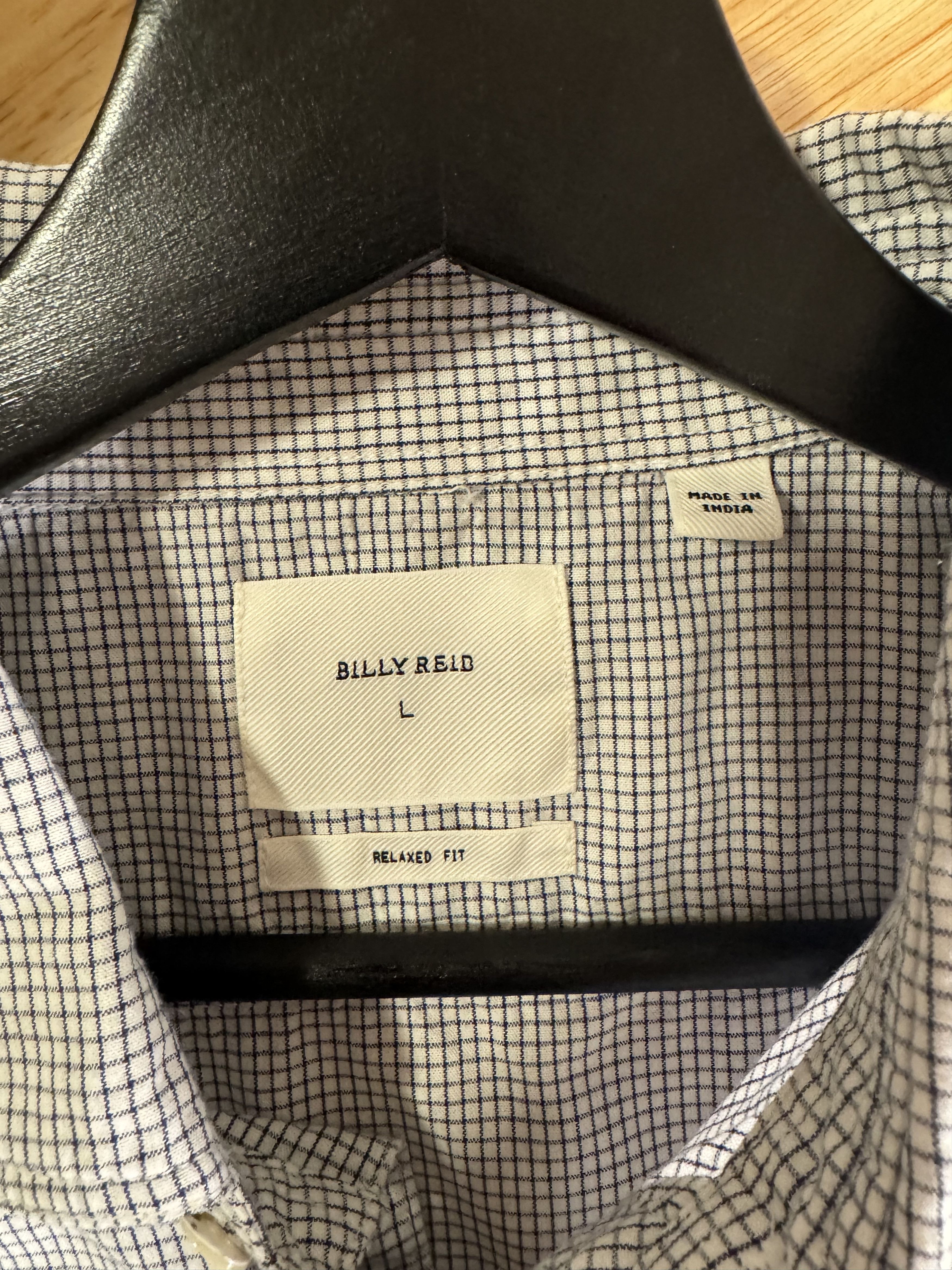 Billy Reid Checkered Selvedge Work Shirt Size US L / EU 52-54 / 3 - 3 Thumbnail
