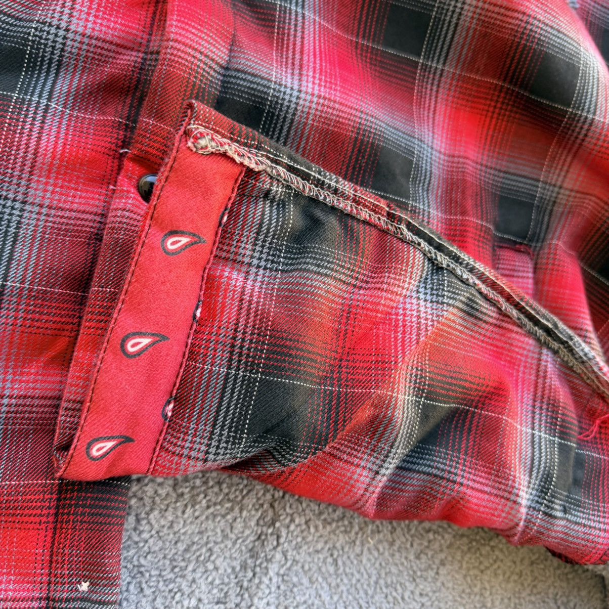 Dixxon Dixxon Flannel Jacket Shacket Mens 2XL Red Plaid Sherpa Size US XXL / EU 58 / 5 - 3 Thumbnail